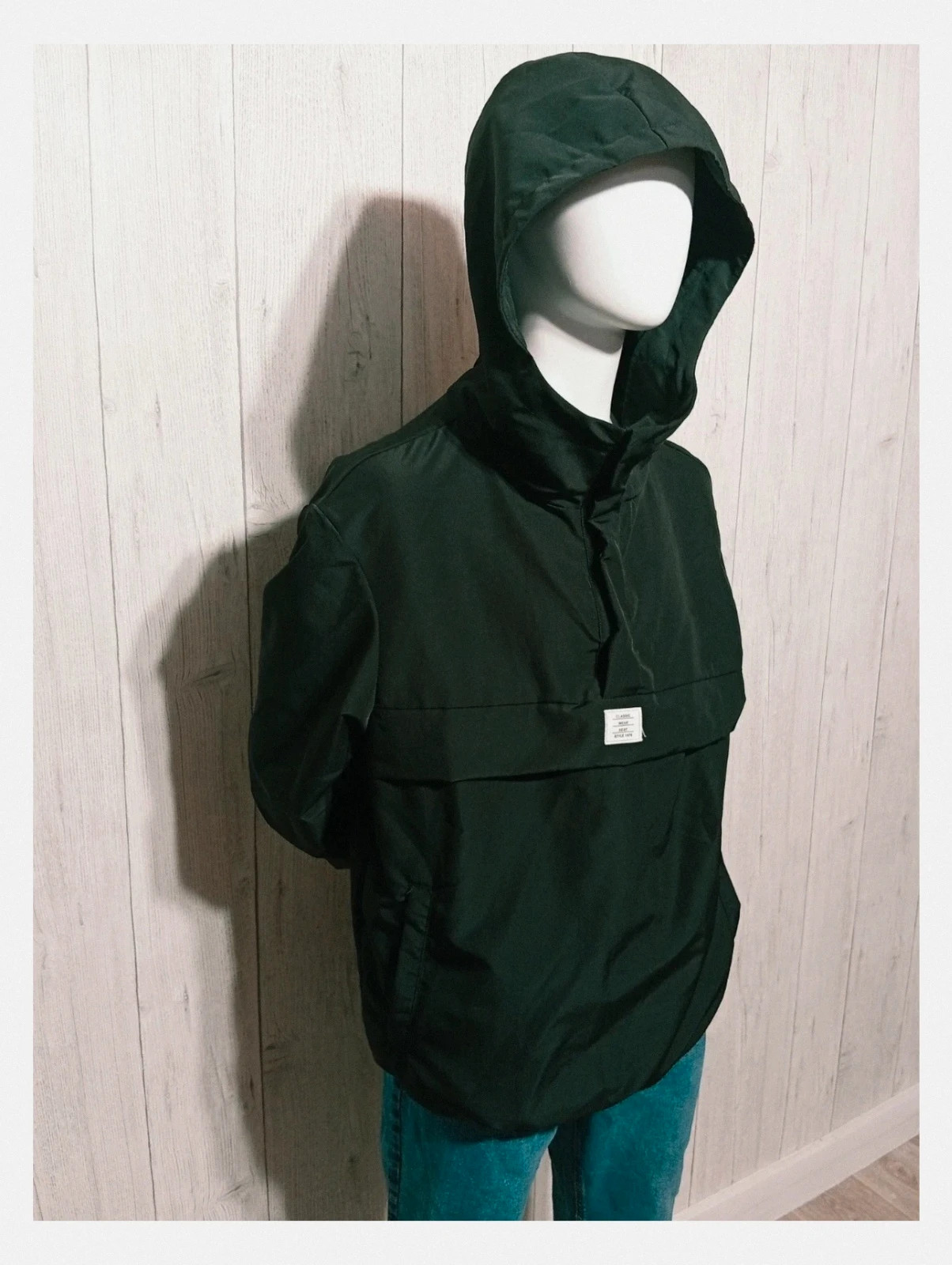 Anorak manches longues - taille S/36 - Manfinity - couleur noir – Manfinity – taille S 4