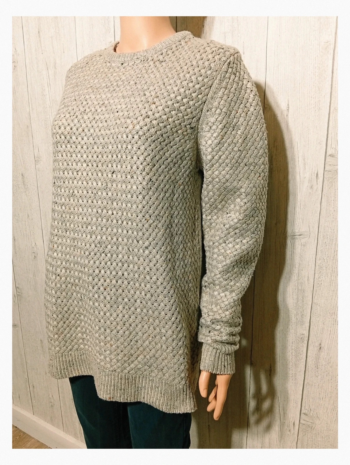 Pull a manche longue femme - taille L/40 - cedarwood state - couleur beige gris – Cedar Wood State – taille L / 40 / 12 5