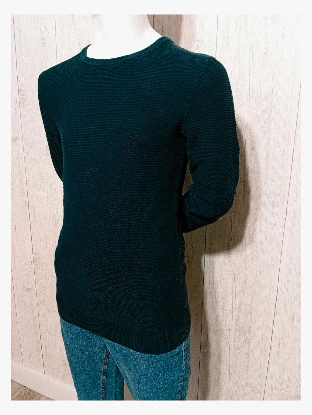 Pull col rond à manches longues homme- Taille S/36 - kiabi - couleur marine – Kiabi – taille S 5