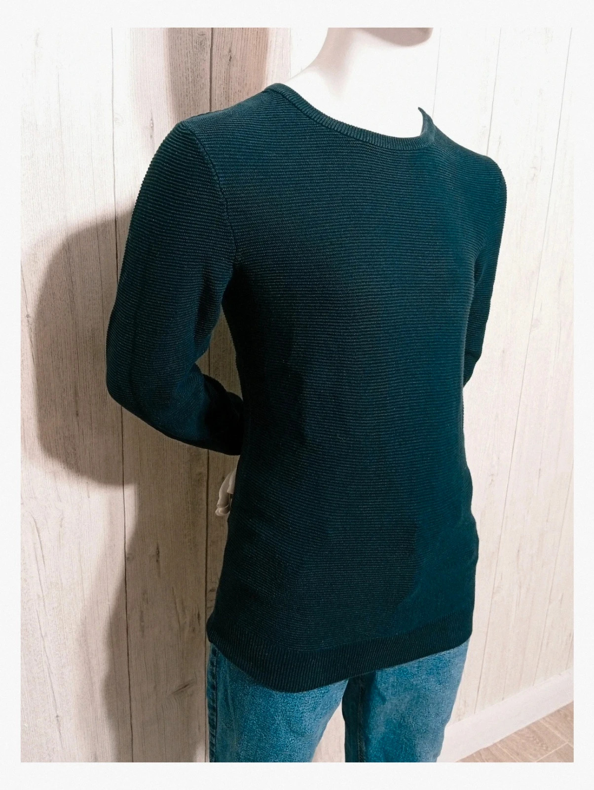 Pull col rond à manches longues homme- Taille S/36 - kiabi - couleur marine – Kiabi – taille S 4