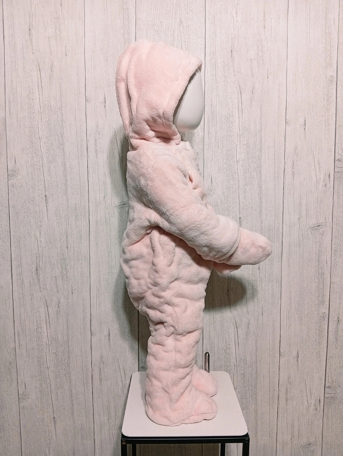 Combinaison avec capuche et moufles fille - Taille 12 mois - tissaia - couleur rose – Tissaia – taille 9-12 mois / 74 cm 5