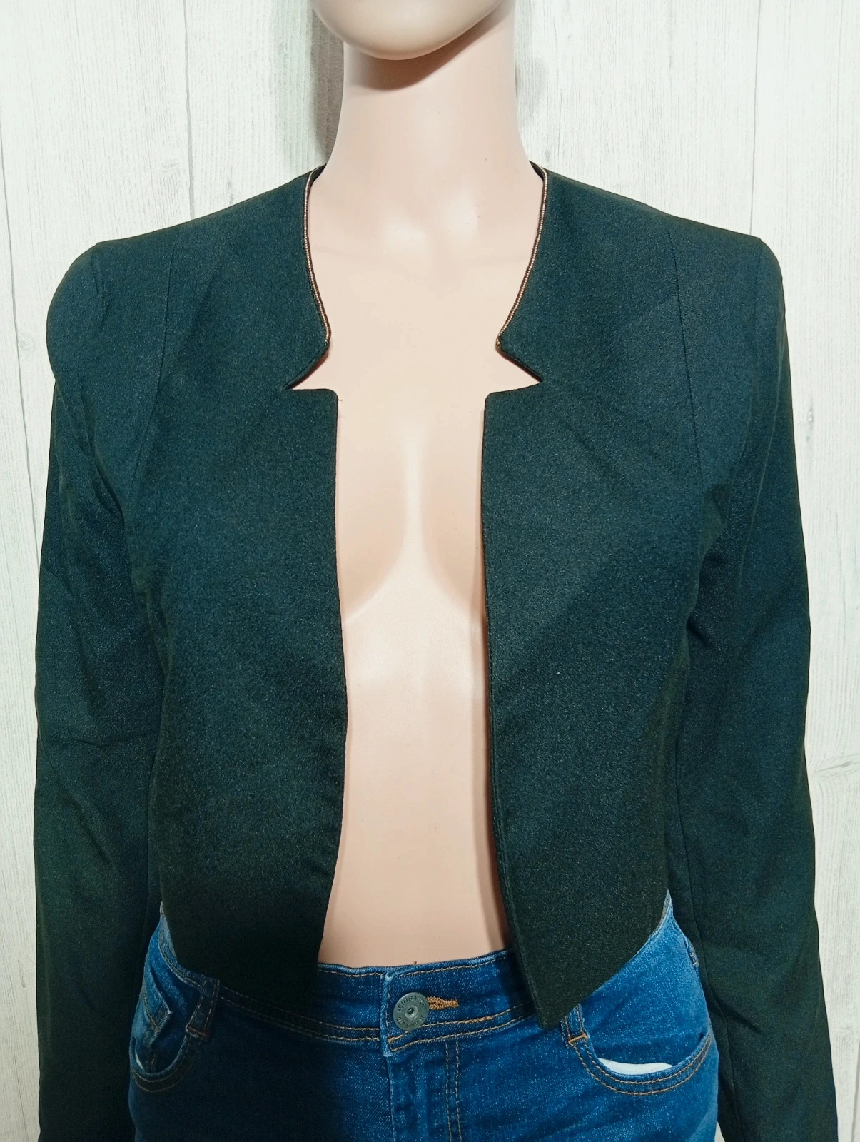 Bolero a manche longues femme - Taille M/38 - cache cache - couleur noir – Cache Cache – taille M / 38 / 10 2