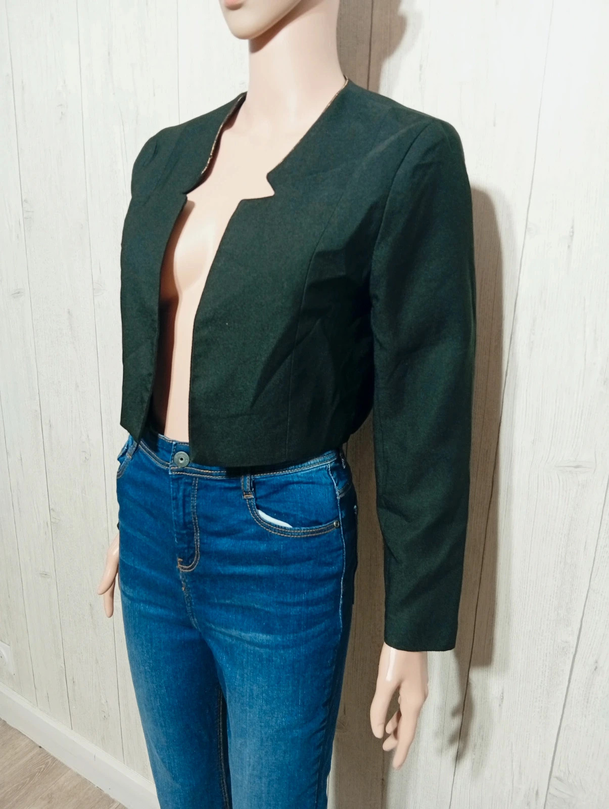 Bolero a manche longues femme - Taille M/38 - cache cache - couleur noir – Cache Cache – taille M / 38 / 10 4
