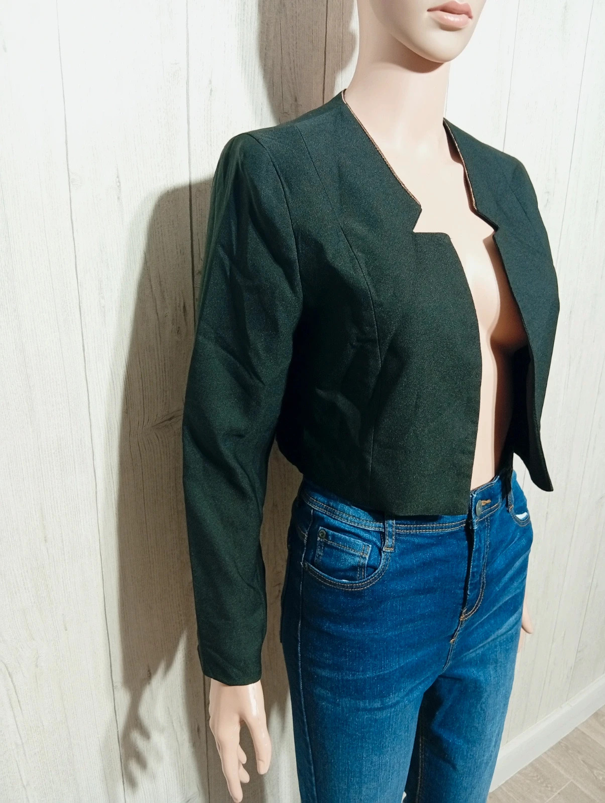 Bolero a manche longues femme - Taille M/38 - cache cache - couleur noir – Cache Cache – taille M / 38 / 10 3