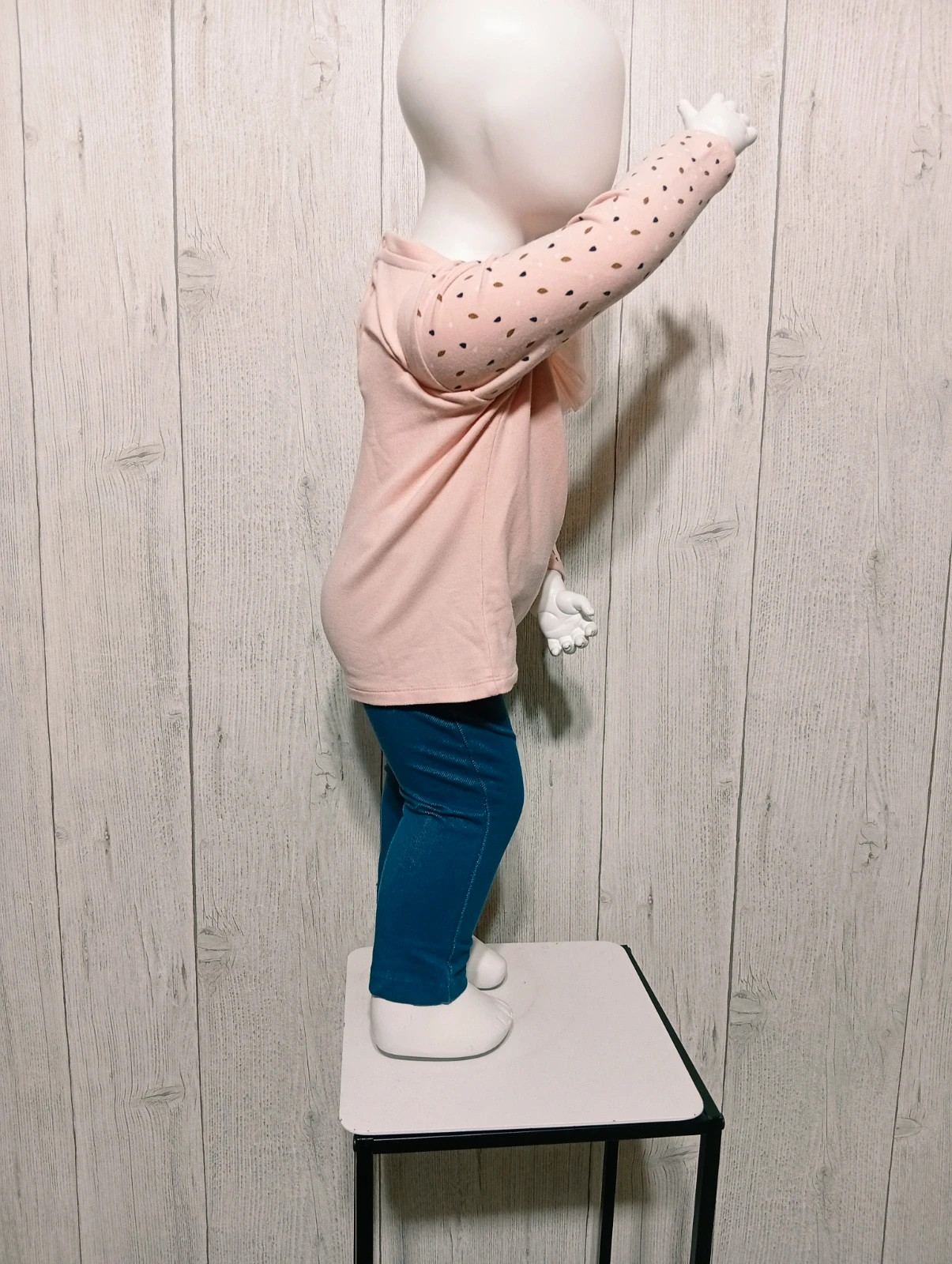 Ensemble 2 pièces fille - Taille 12 mois (74 cm) - Mes petits Cailloux - Couleur rose bleu – Mes Petits Cailloux – taille 9-12 mois / 74 cm 4