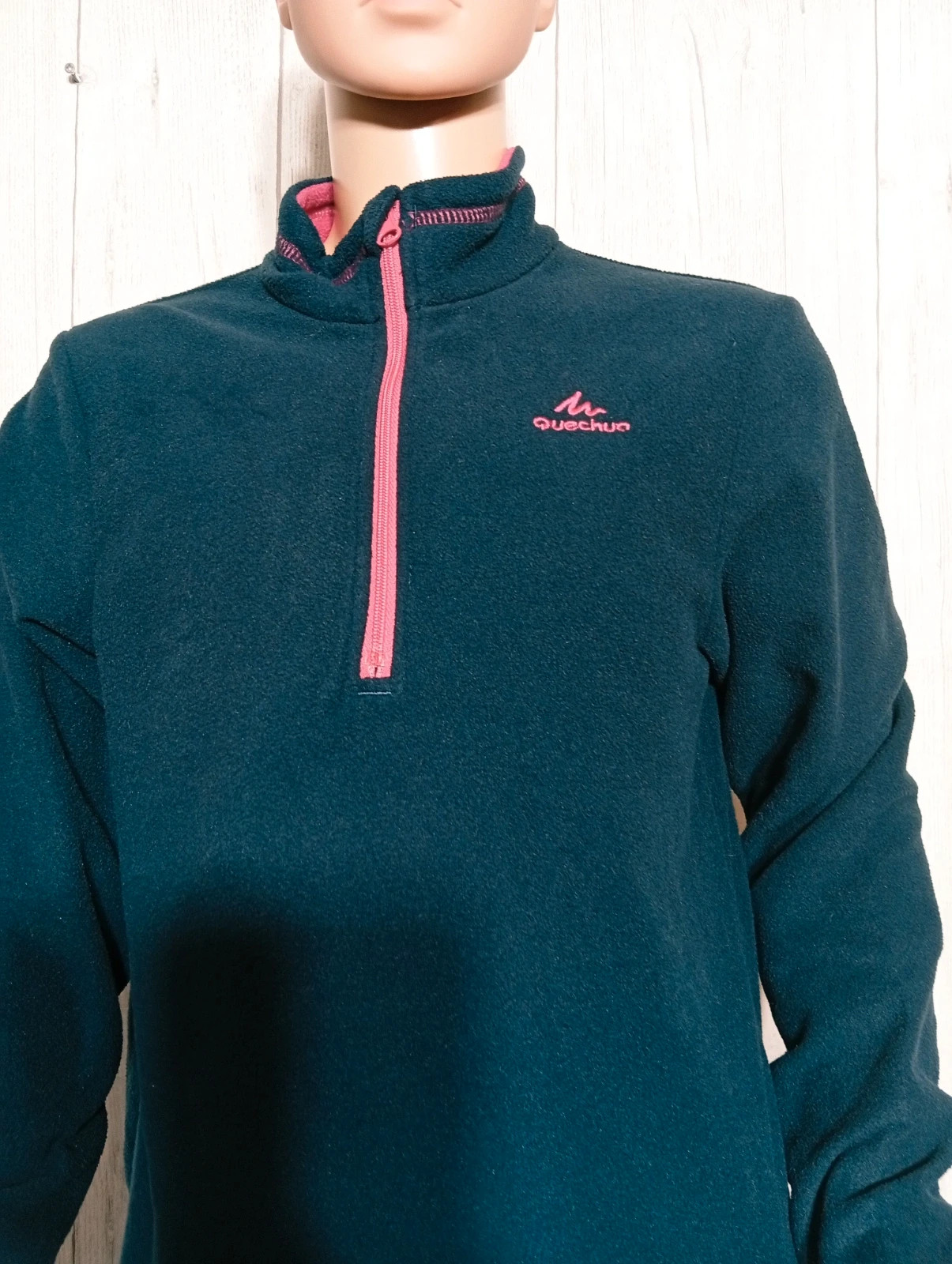 Pull polaire fille- taille 10/11 ans (141/150 cm) - quechua - couleur marine et fushia – Quechua – taille 10 ans / 140 cm 2