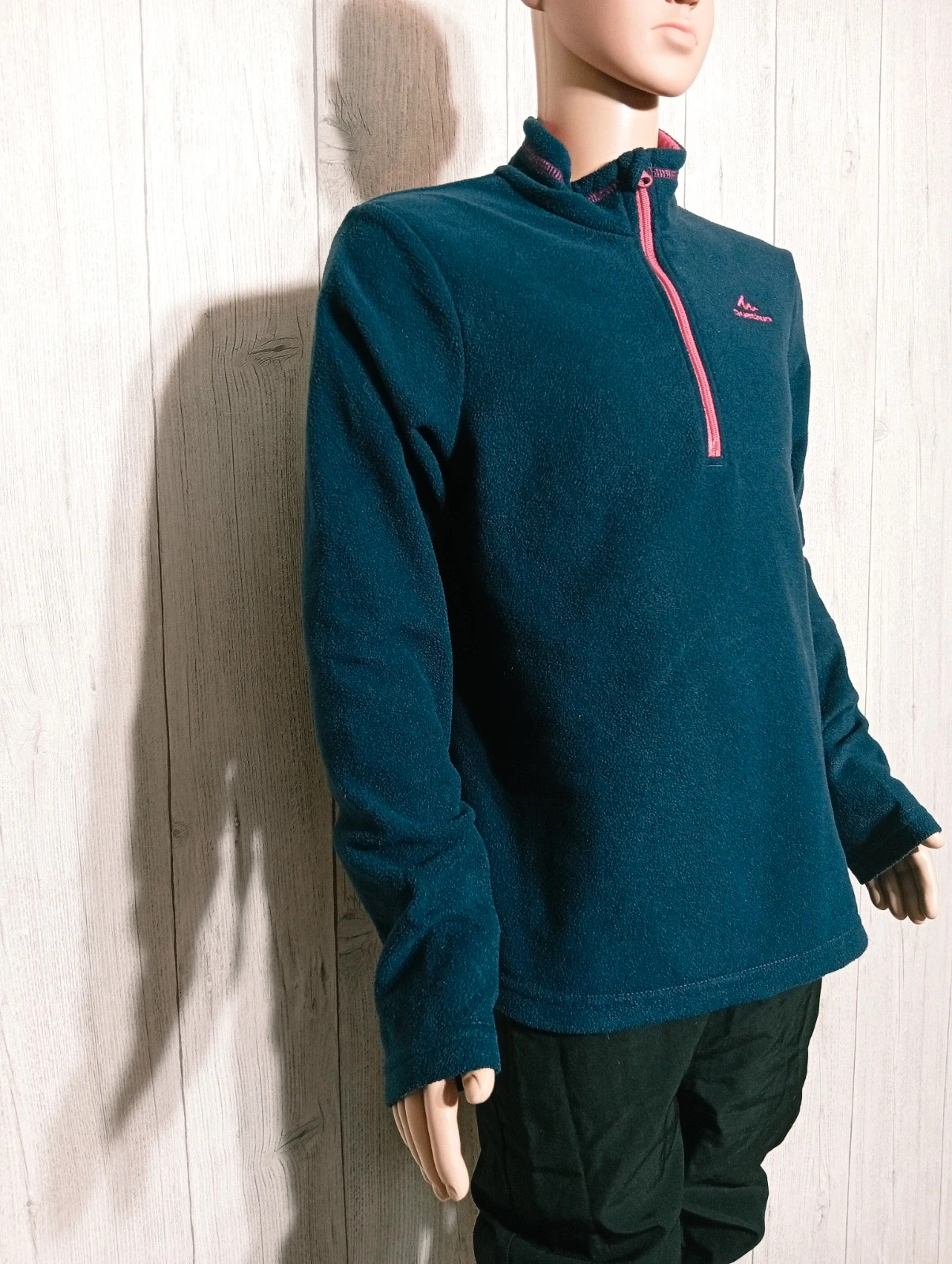 Pull polaire fille- taille 10/11 ans (141/150 cm) - quechua - couleur marine et fushia – Quechua – taille 10 ans / 140 cm 4