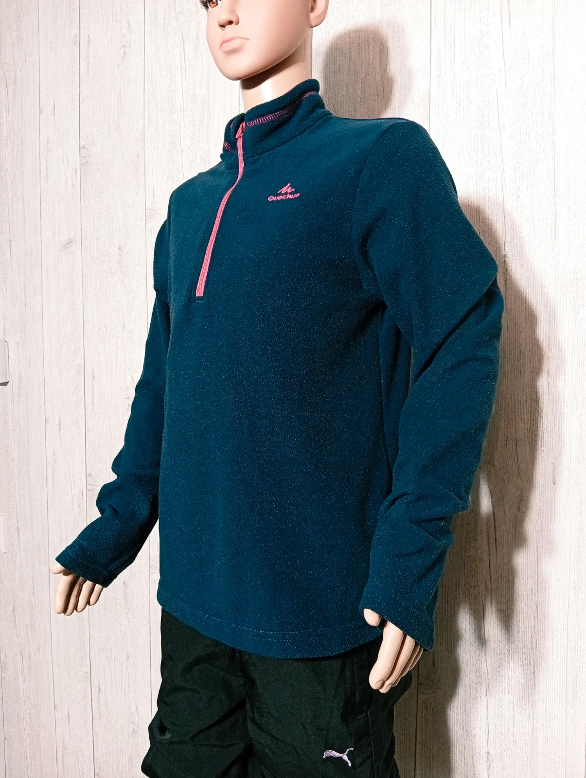 Pull polaire fille- taille 10/11 ans (141/150 cm) - quechua - couleur marine et fushia – Quechua – taille 10 ans / 140 cm 5