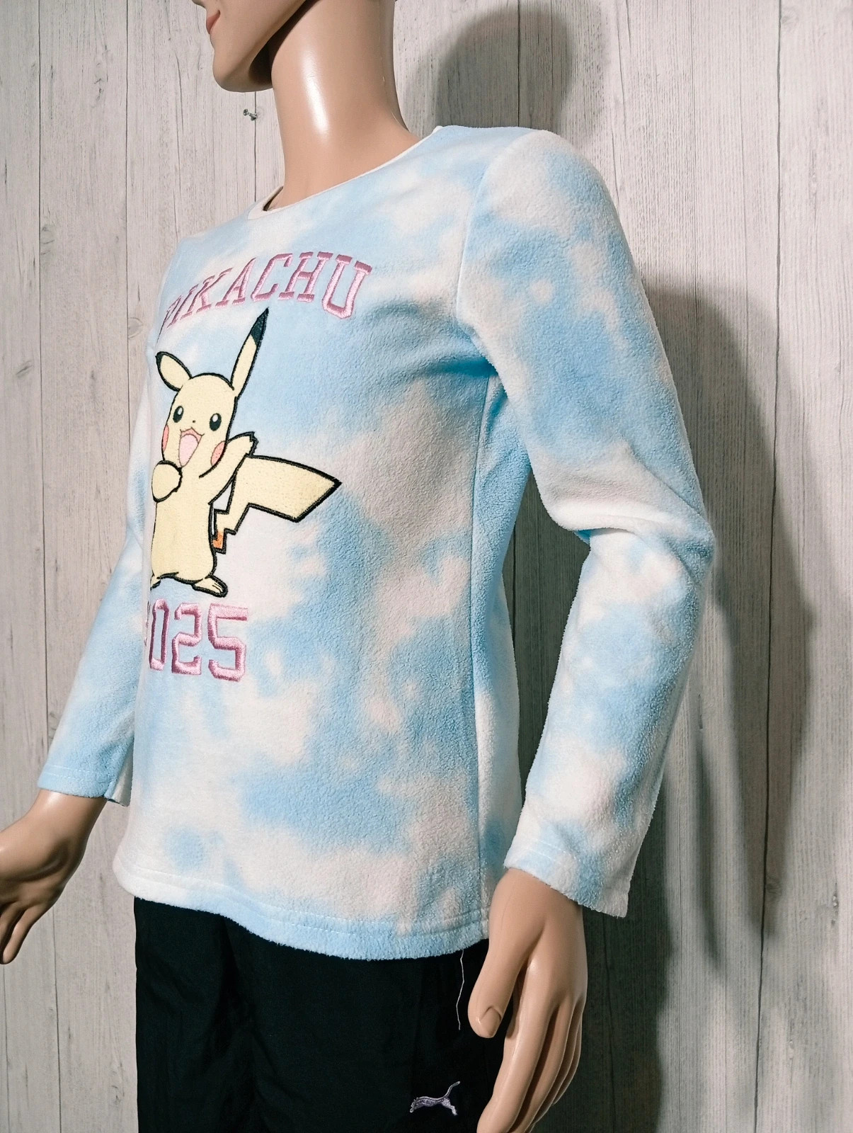 Haut de pyjama à manches longues imprimé fille- taille 8 ans- pokemon - couleur bleu clair et blanc – Pokémon – taille 8 ans / 128 cm 5