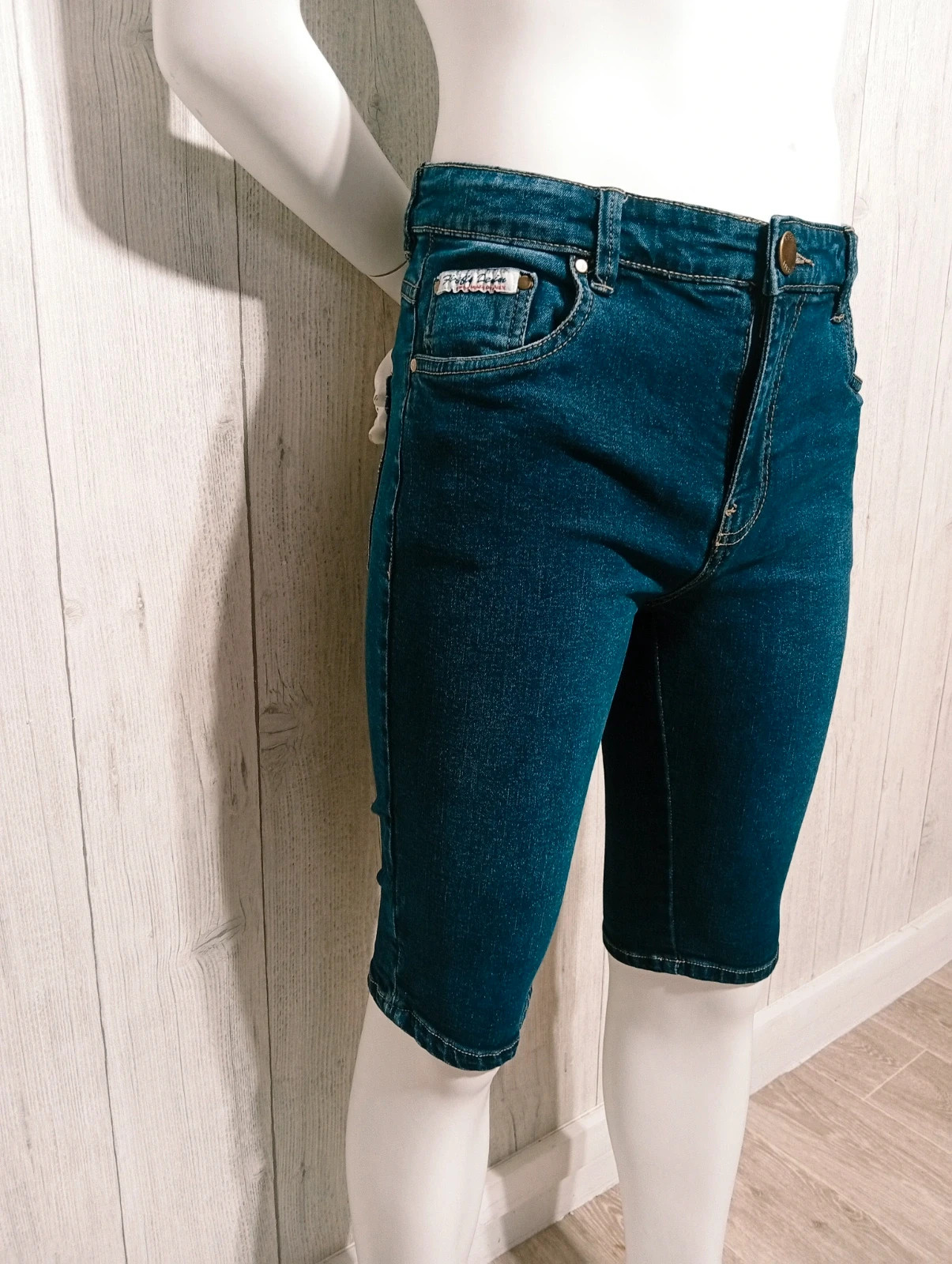 Bermuda en jeans coupe ajuster - taille 16 ans - firefly - couleur marine – Firefly – taille 16 ans / 176 cm 2