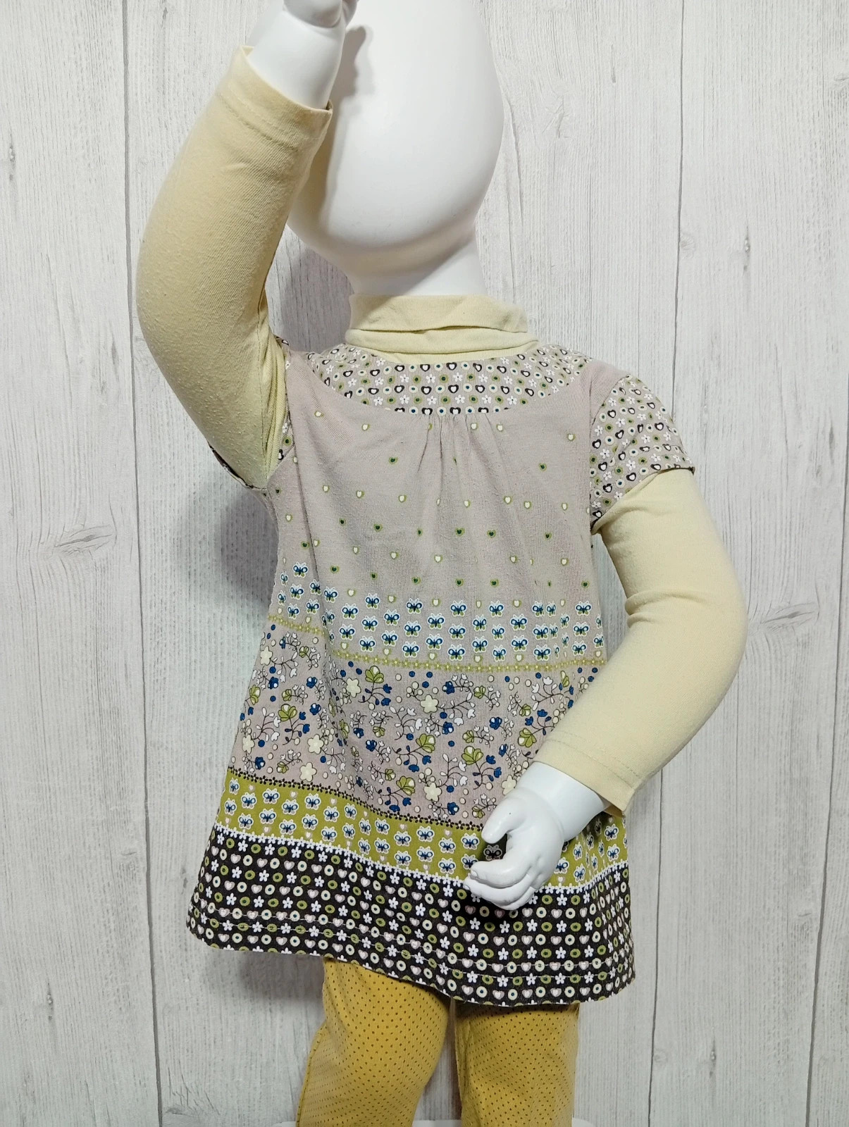 Ensemble 2 pieces fille - taille 12mois (74 cm) - du pareil au même - couleur menthe marron – Du Pareil au Même – taille 9-12 mois / 74 cm 2