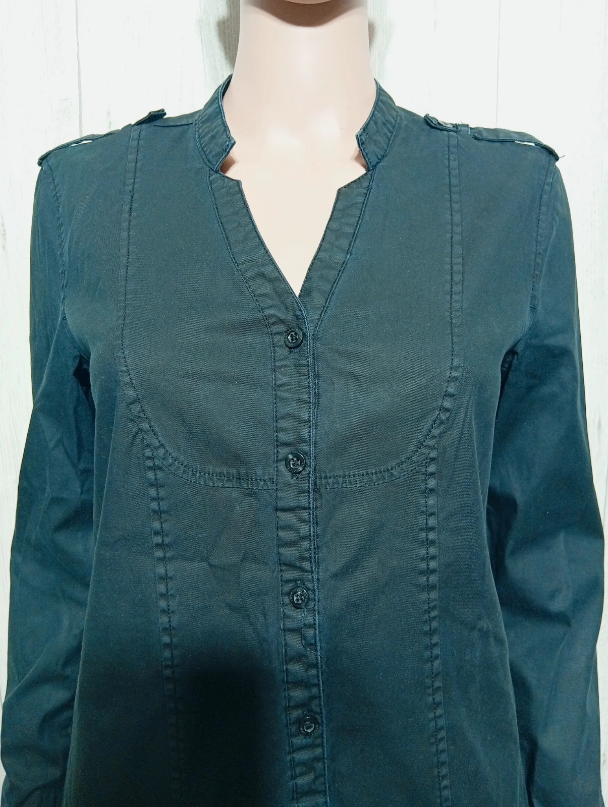 Veste chemise femme - taille M/38 - bonobo - couleur noir – Bonobo – taille M / 38 / 10 2