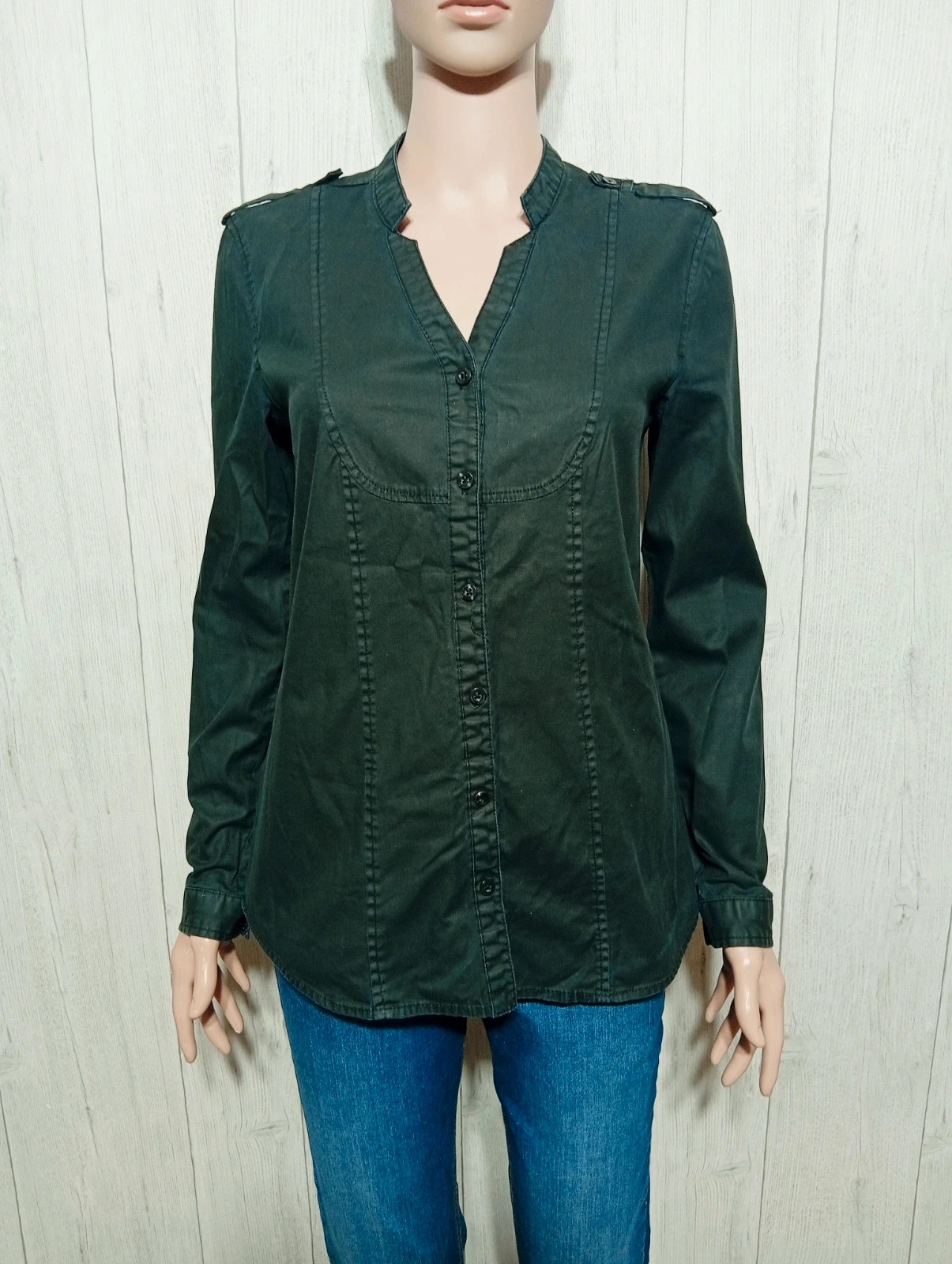 Veste chemise femme - taille M/38 - bonobo - couleur noir