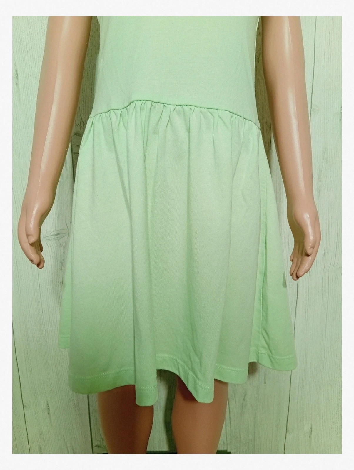 Robe fille -taille 5 ans (110/116 cm) - zeeman - couleur menthe – Zeeman – taille 5 ans / 110 cm 3