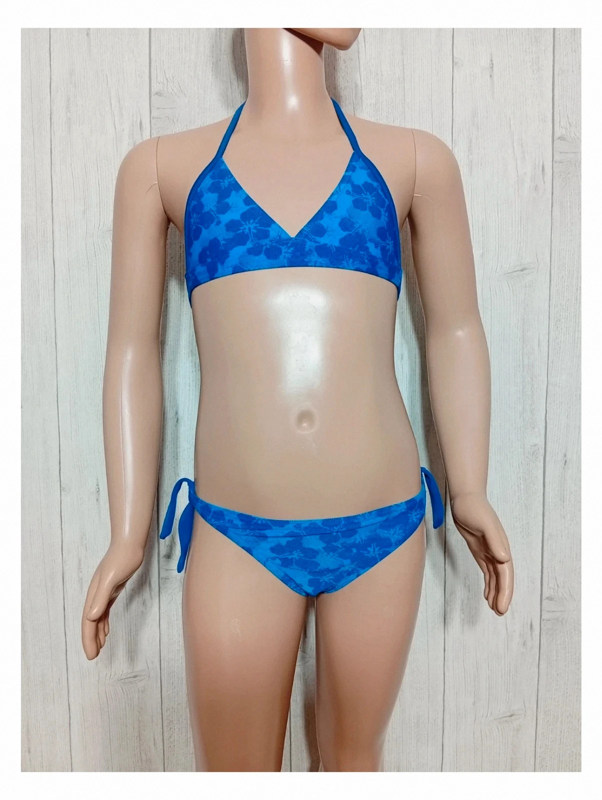Ensemble maillot de bain fille - taille 8 ans (122/133 cm) - tribord - couleur marine bleu
