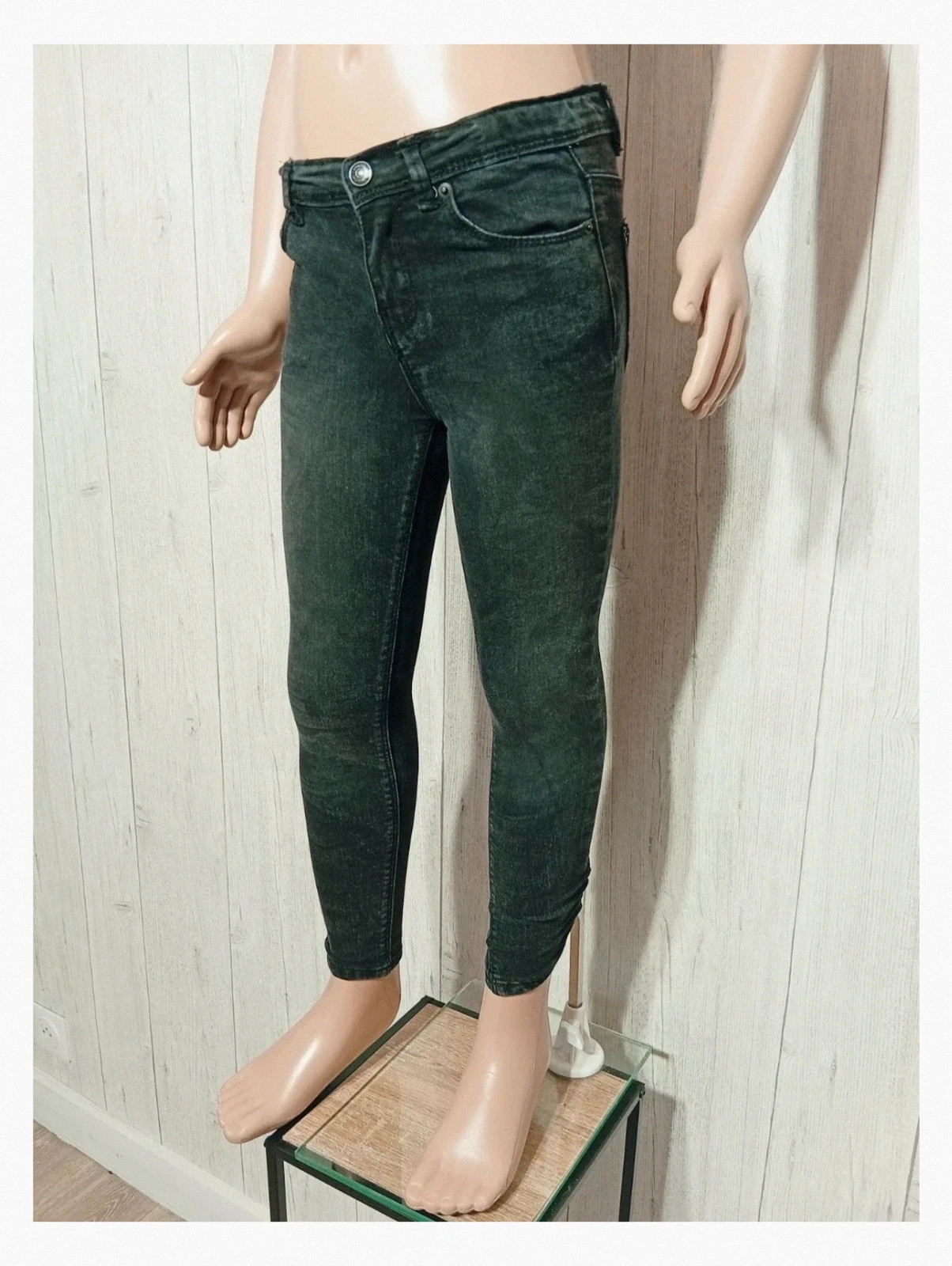 Jeans skinny fille - taille 8 ans (126/131 cm) - Kiabi - couleur noir – Kiabi – taille 8 ans / 128 cm 5