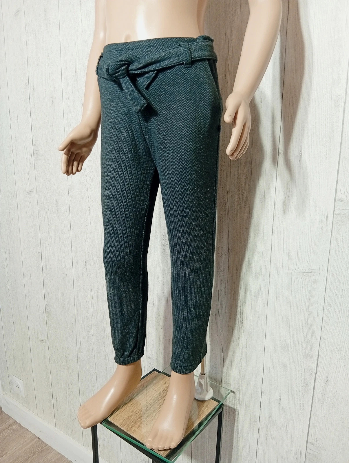 Pantalon fille - taille 7 ans (122 cm) - okaidi - couleur gris noir – Okaïdi – taille 7 ans / 122 cm 5