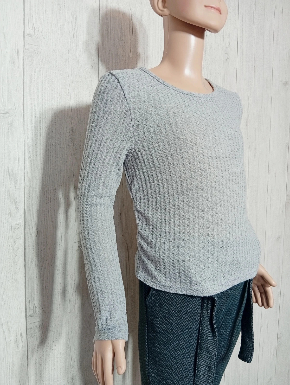 T-shirt manches longues fille - taille 12 ans - shein - couleur gris – Shein – taille 12 ans / 152 cm 4
