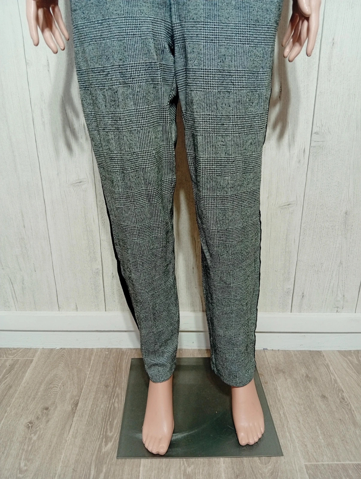 Pantalon imprimé femme - taille XL/42 - street one - couleur noir gris – Street One – taille XL / 42 / 14 2