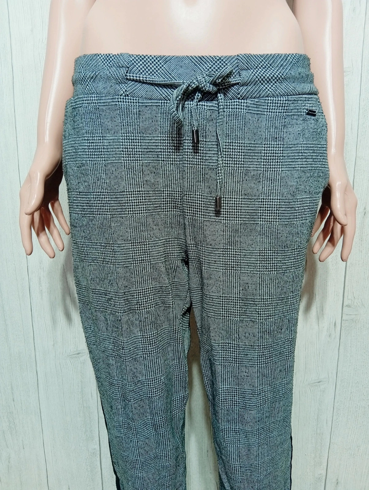Pantalon imprimé femme - taille XL/42 - street one - couleur noir gris – Street One – taille XL / 42 / 14 3