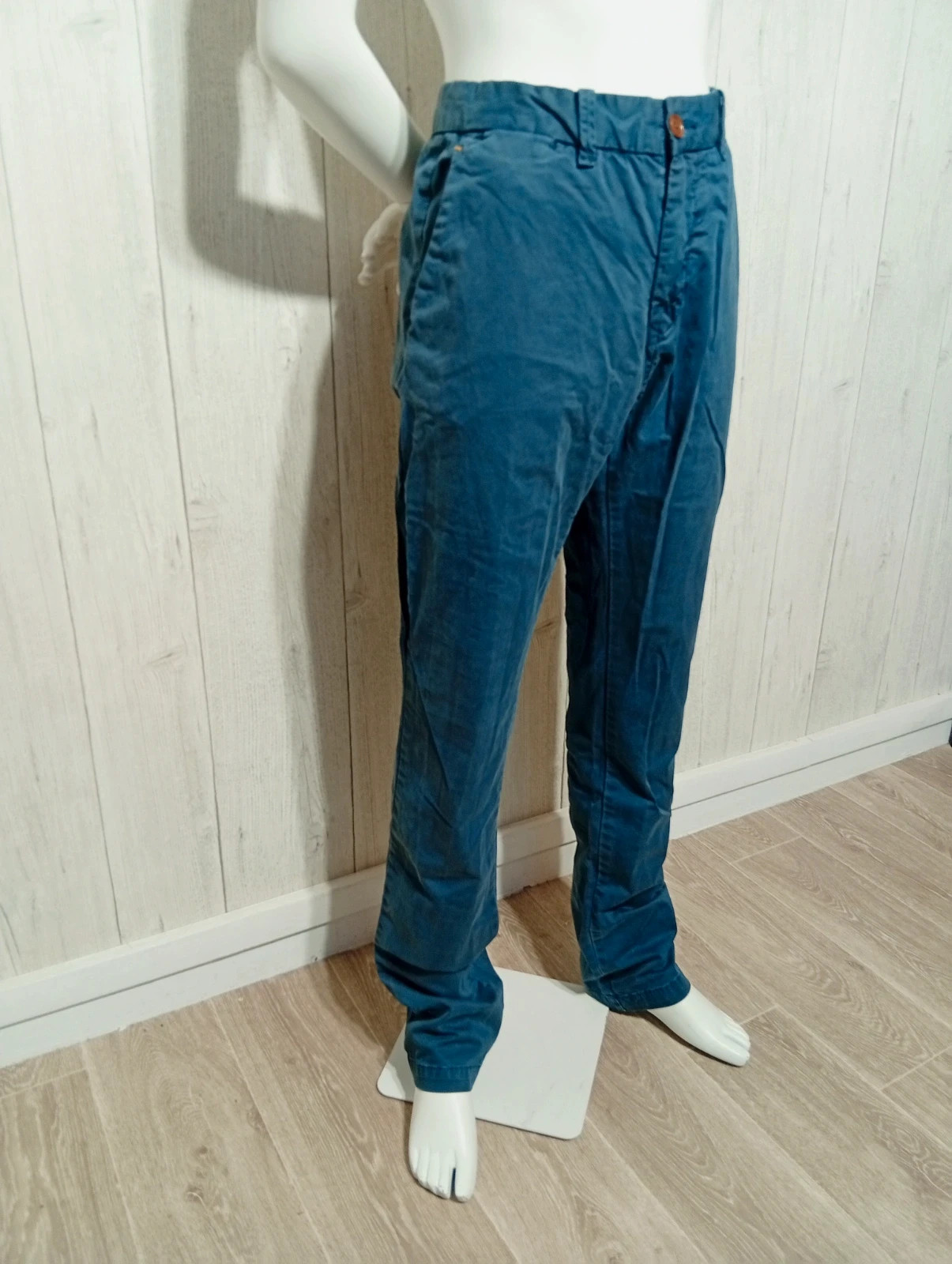 Pantalon chinos homme - taille XL/42- scotch & soda - couleur marine – Scotch & Soda – taille XL 4