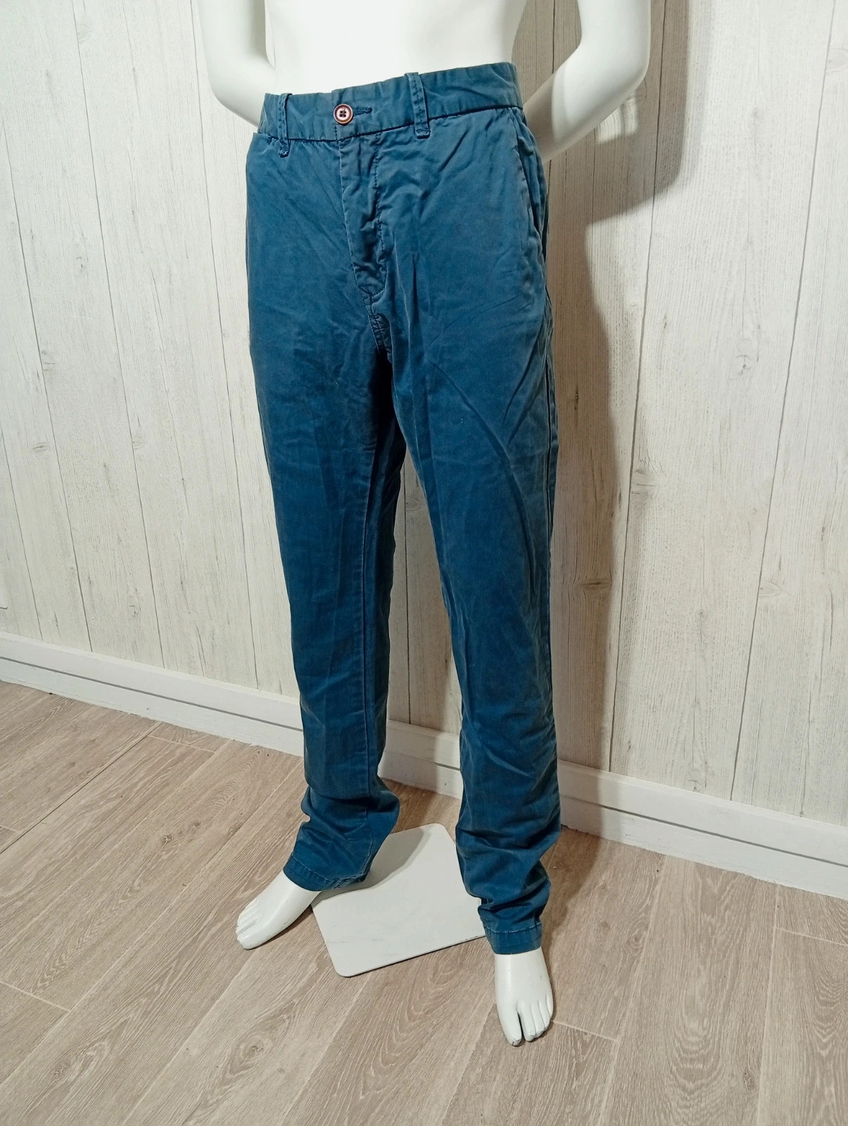 Pantalon chinos homme - taille XL/42- scotch & soda - couleur marine – Scotch & Soda – taille XL 5