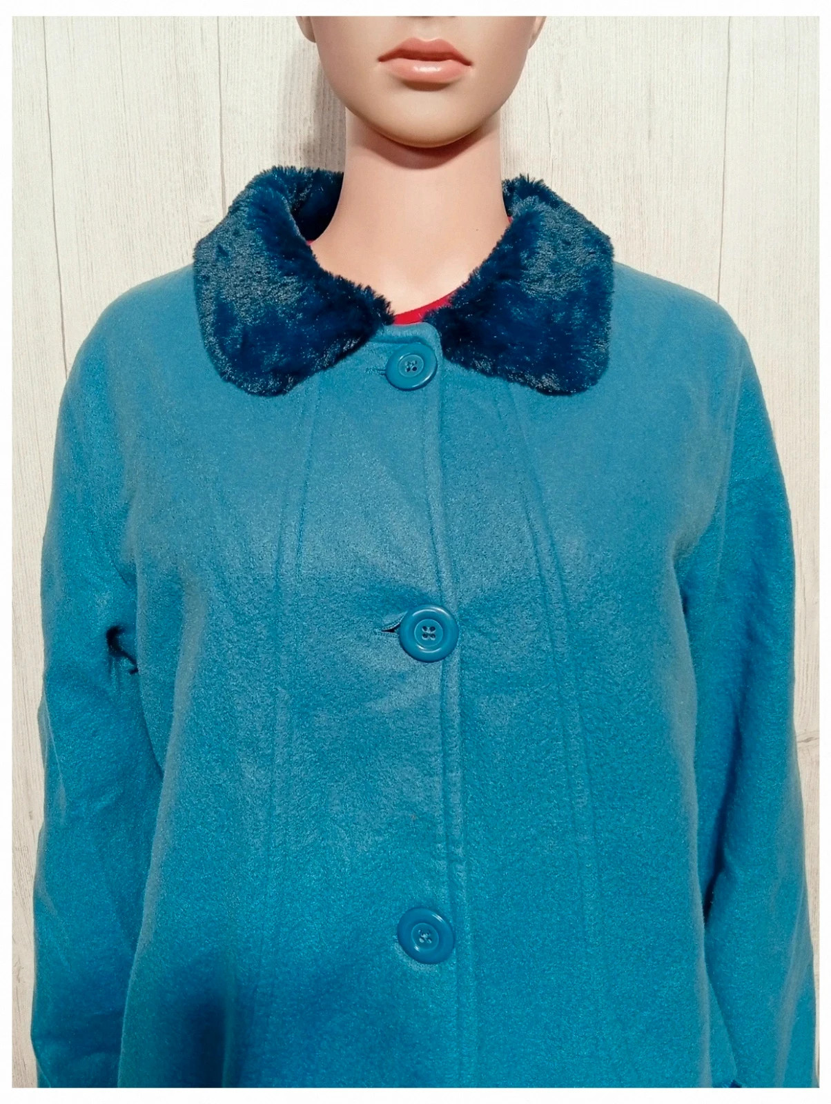 Manteau femme - taille XL/42 - Gabriella vicenza - couleur bleu – gabriella vicenza – taille XL / 42 / 14 2