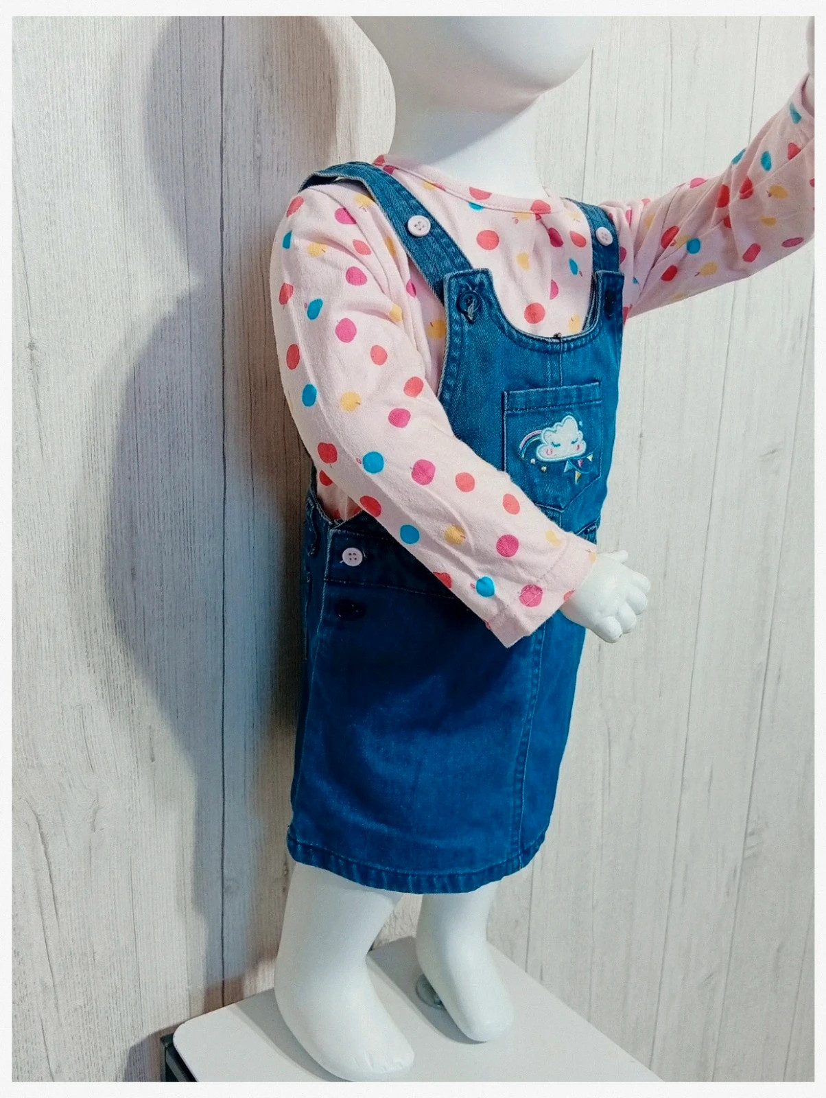 Ensemble 2 pieces fille - taille 18 mois (81 cm) - pommette - couleur marine rose multicolore – Pommette – taille 12-18 mois / 80 cm 4