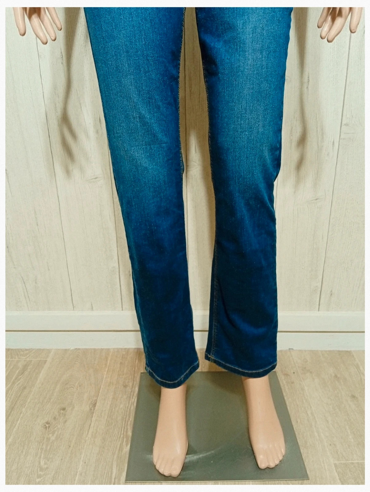 Jeans regular fille - taille 14 ans (158 cm) - vertbaudet - couleur marine – Vertbaudet – taille 14 ans / 164 cm 3