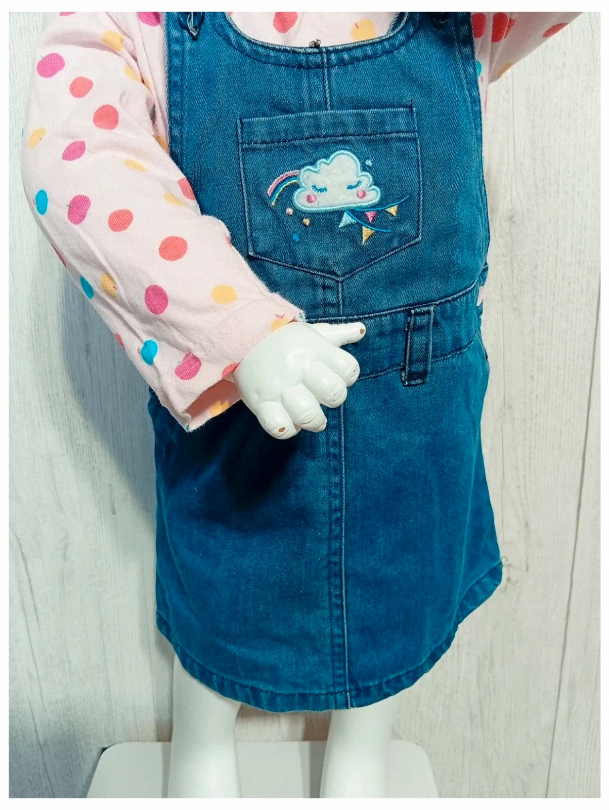 Ensemble 2 pieces fille - taille 18 mois (81 cm) - pommette - couleur marine rose multicolore – Pommette – taille 12-18 mois / 80 cm 3