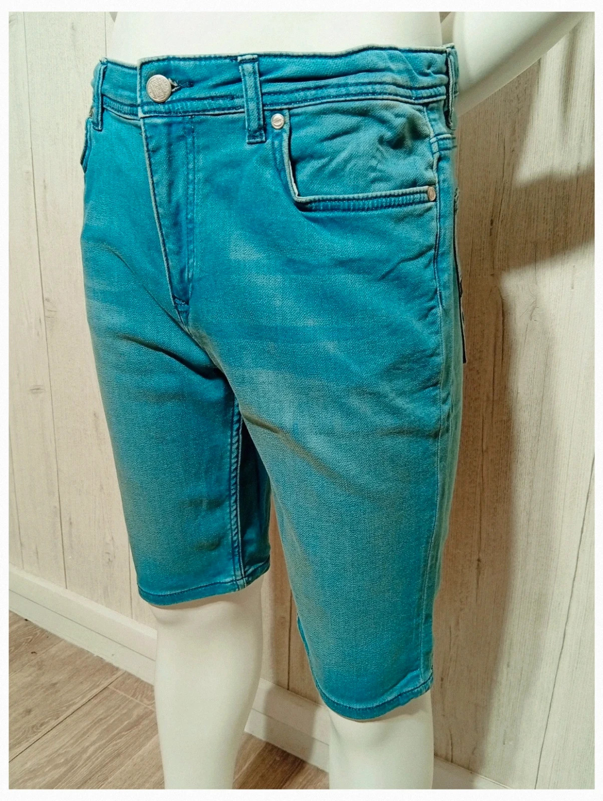 bermuda en jeans regular - taille 16 ans - kaporal - couleur bleu – Kaporal – taille 16 ans / 176 cm 5