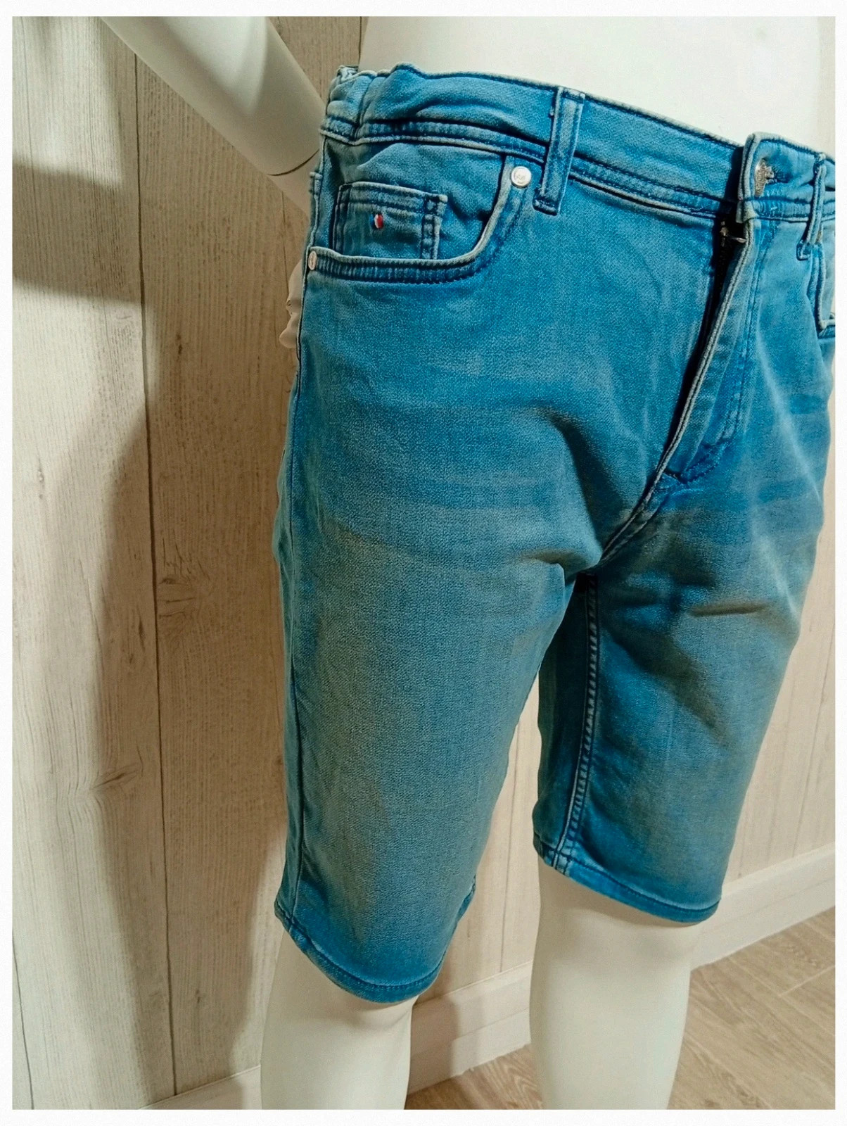 bermuda en jeans regular - taille 16 ans - kaporal - couleur bleu – Kaporal – taille 16 ans / 176 cm 4