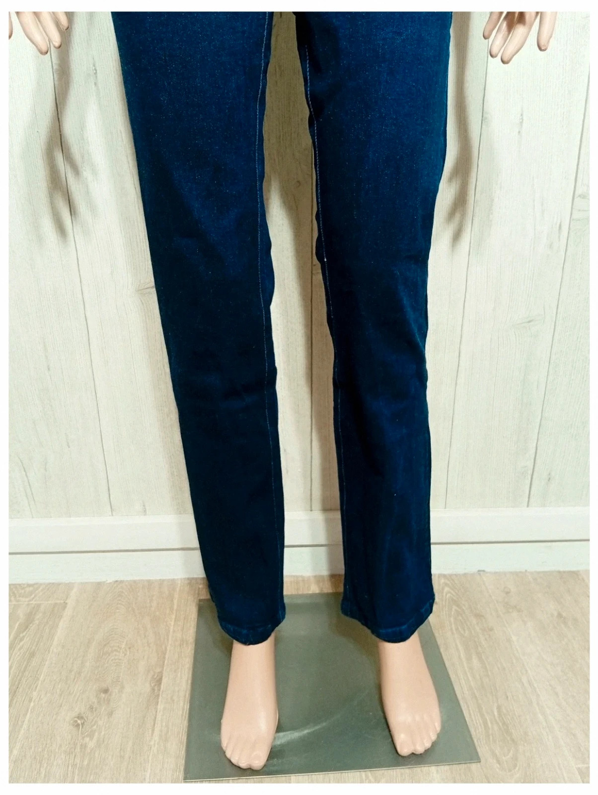 Jeans femme - taille XL/42 - la croissanterie - couleur marine – la croissanterie – taille XL / 42 / 14 3
