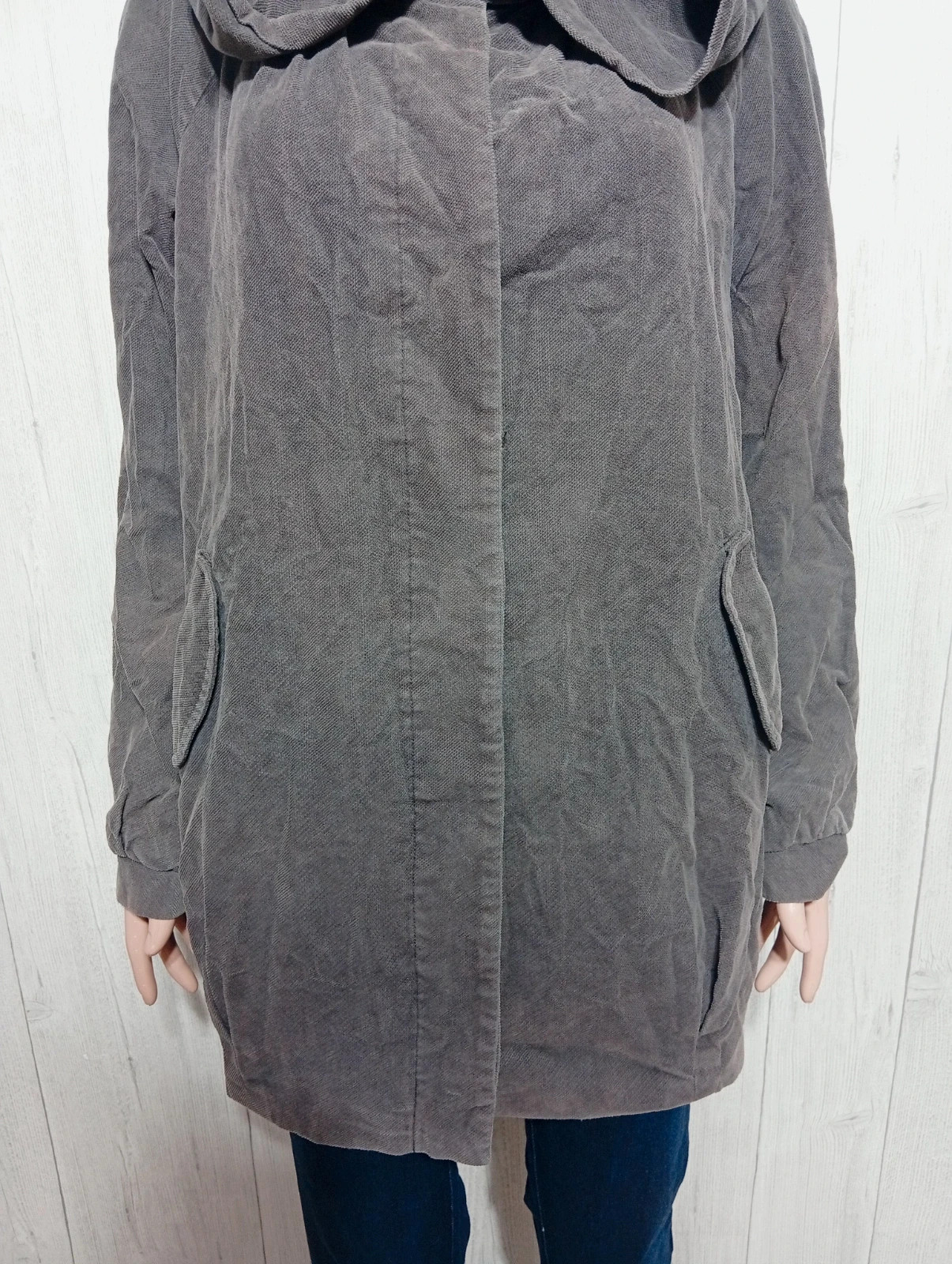 Poas a capuche femme - taille M/38 - promod - couleur gris – Promod – taille M / 38 / 10 3
