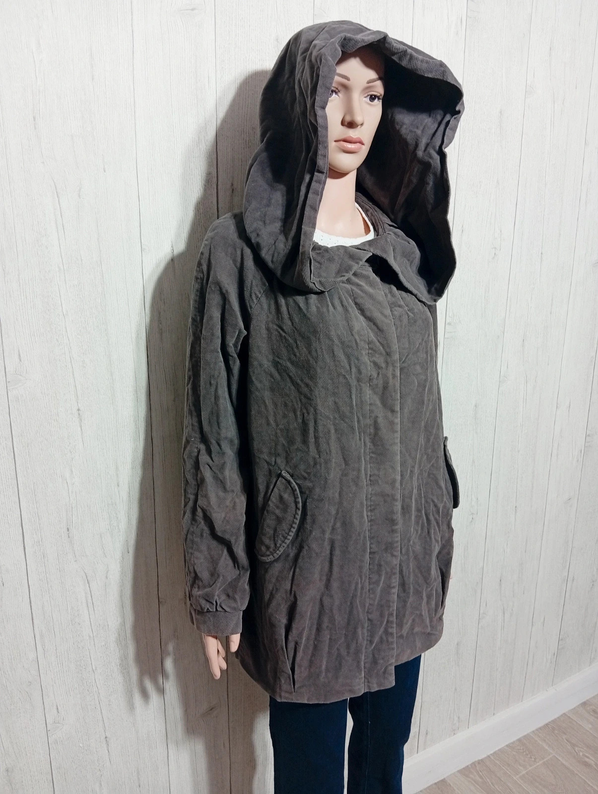 Poas a capuche femme - taille M/38 - promod - couleur gris – Promod – taille M / 38 / 10 4