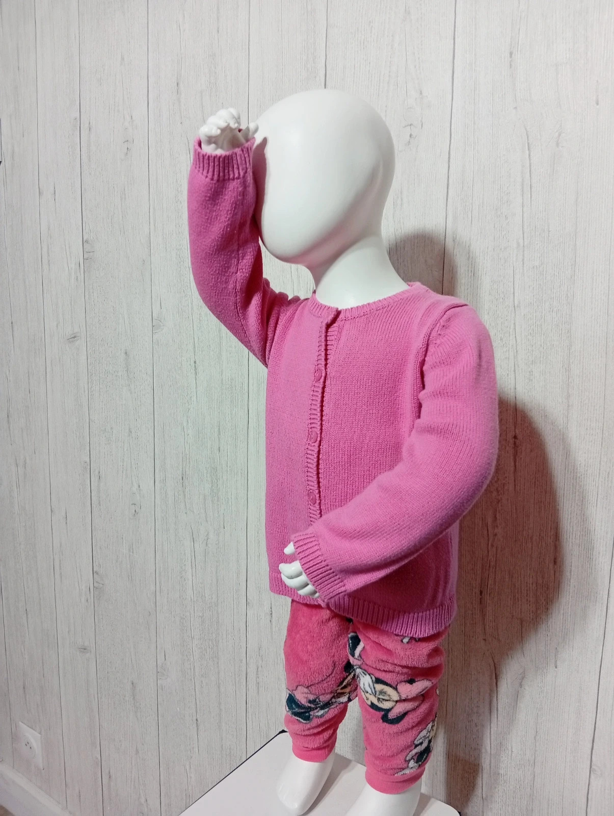 Gilet fille - taille 2 ans (92 cm) - inextenso- couleur fushia – In Extenso – taille 24-36 mois / 92 cm 2