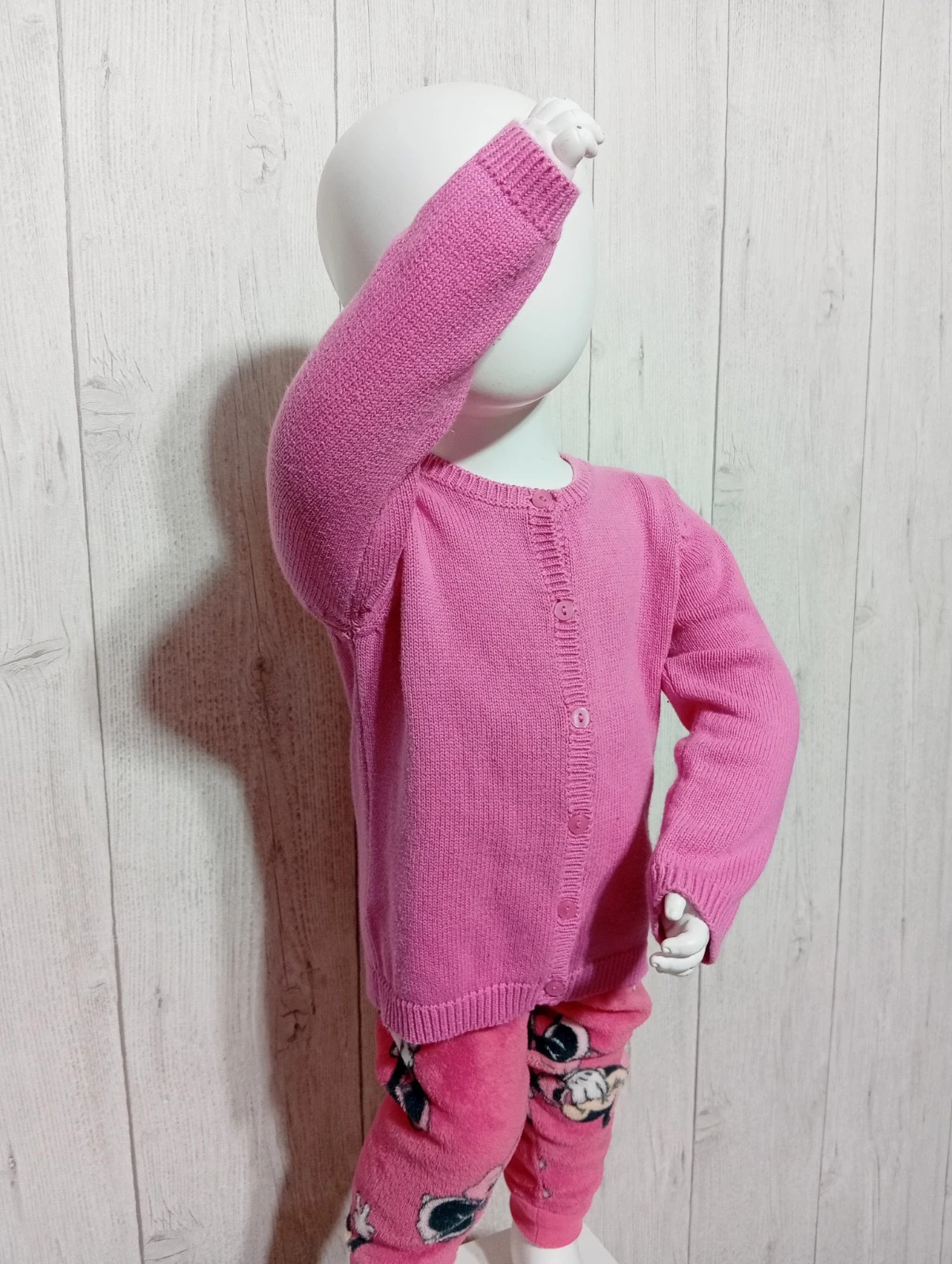 Gilet fille - taille 2 ans (92 cm) - inextenso- couleur fushia – In Extenso – taille 24-36 mois / 92 cm 3