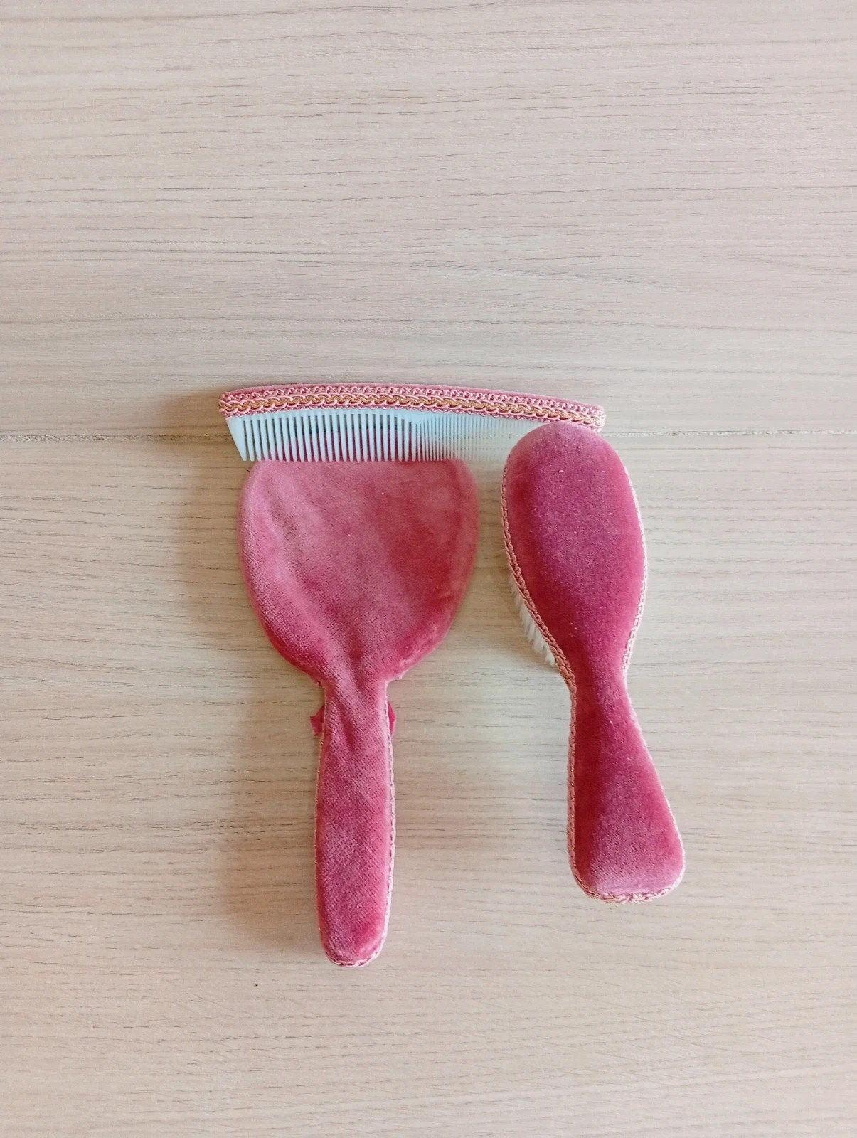 Accesoires de coiffure vintage de couleur rose 3