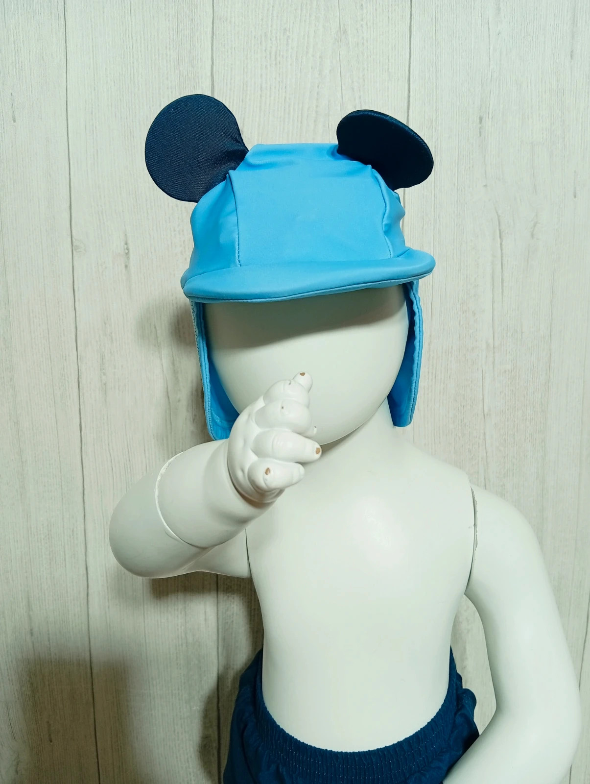 Bonnet de bain enfant - taille 24/36 (92 cm) - disney - couleur bleu clair – Disney