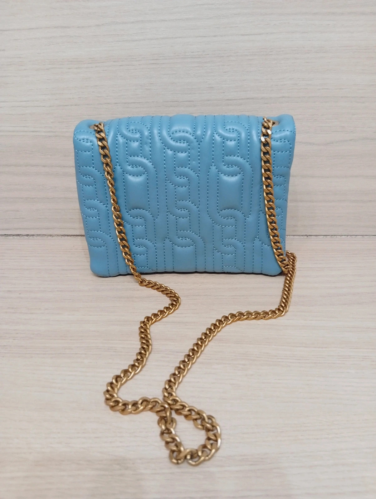 Sac a bandoulière matelasse femme -zara-q couleur bleu clair – Zara 3