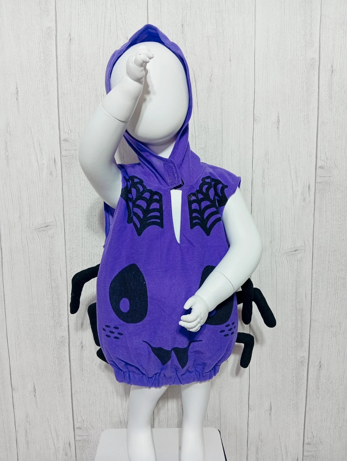 Déguisement halloween -taille 18/24 mois - gifi - couleur violet noir