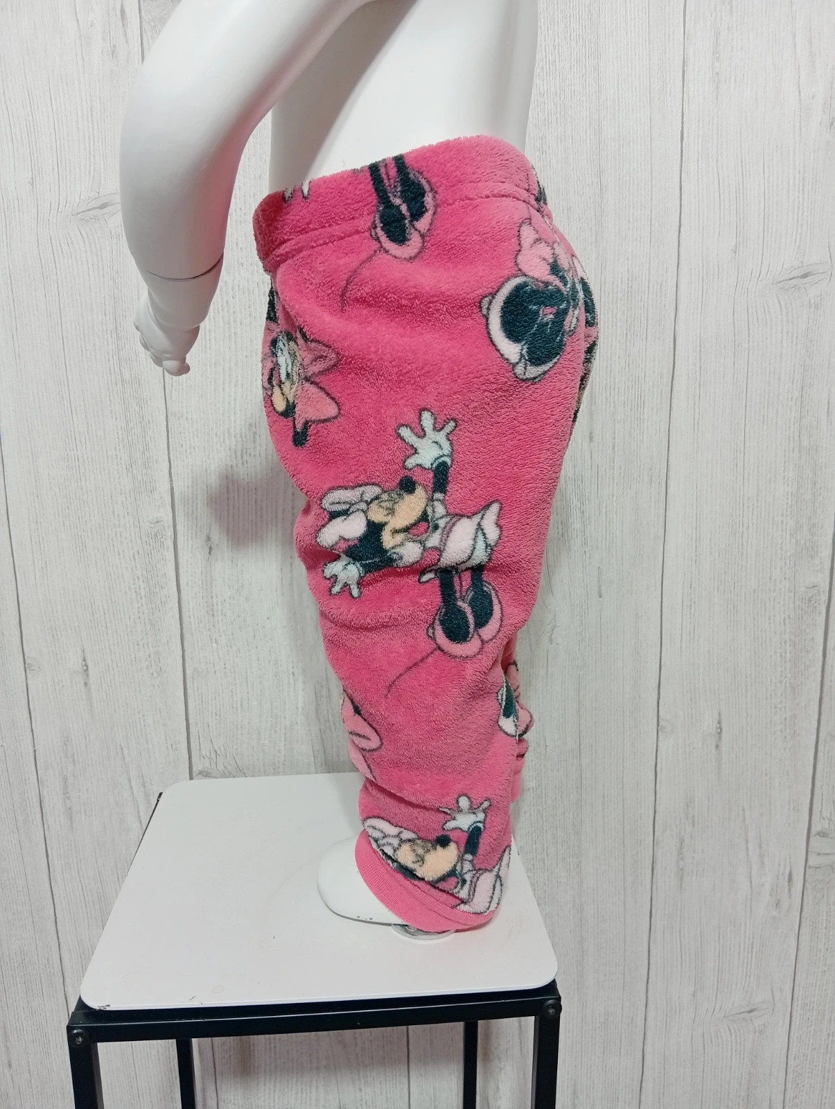 Pantalon polaire minnie disney - taille 9/12 mois (80 cm)-disney-couleir fushia noir – Disney – taille 12-18 mois / 80 cm 5