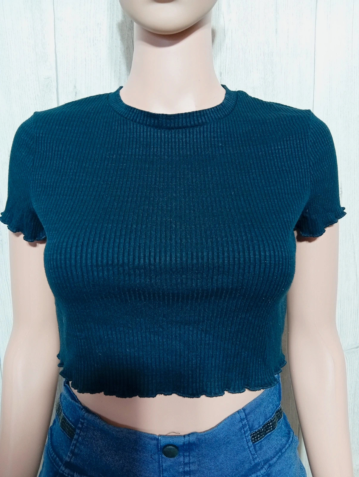 Top court a manches courtes - taille 16 ans/S - jennyfer- couleur noir – Jennyfer – taille S 2