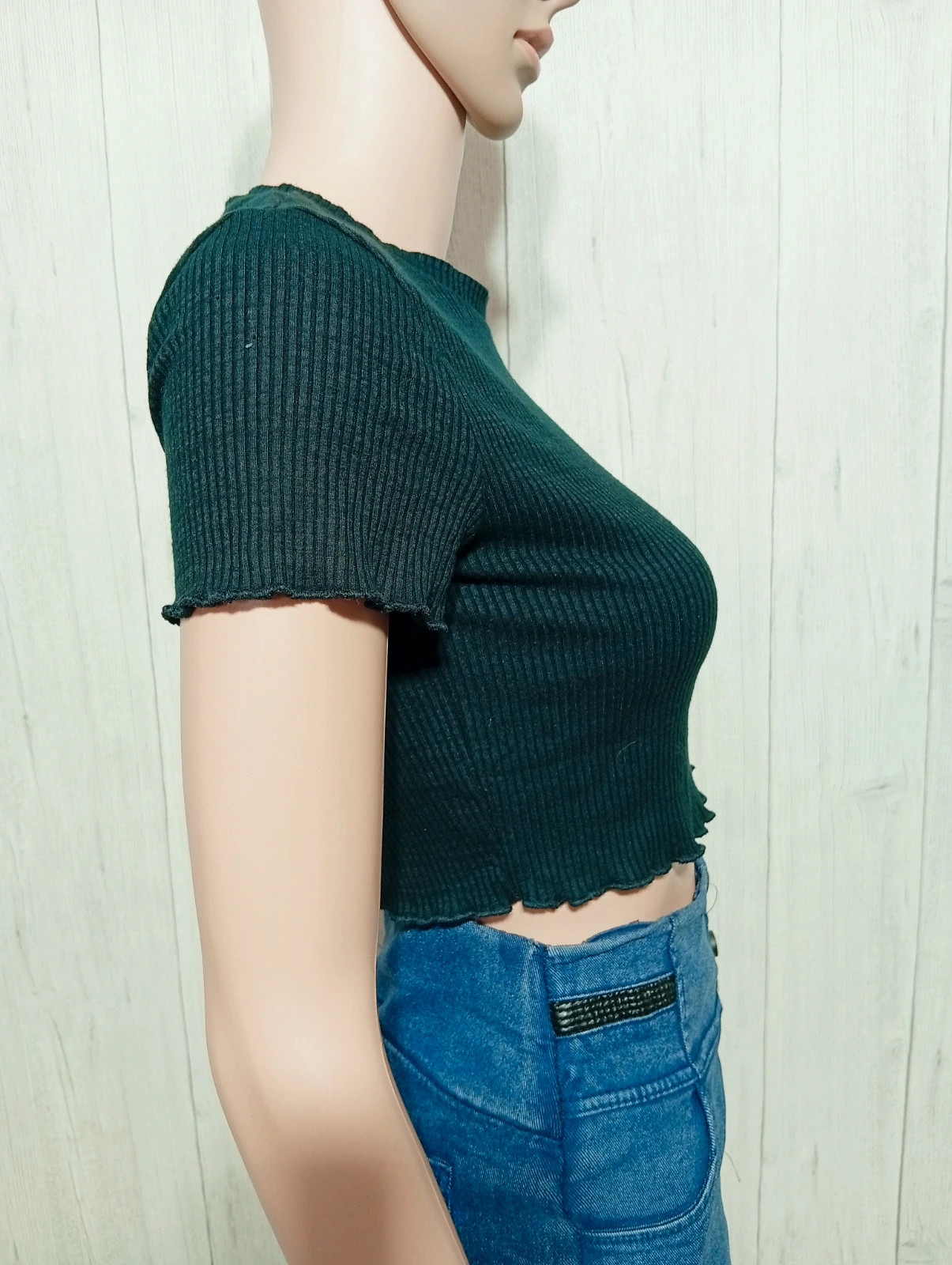 Top court a manches courtes - taille 16 ans/S - jennyfer- couleur noir – Jennyfer – taille S 5
