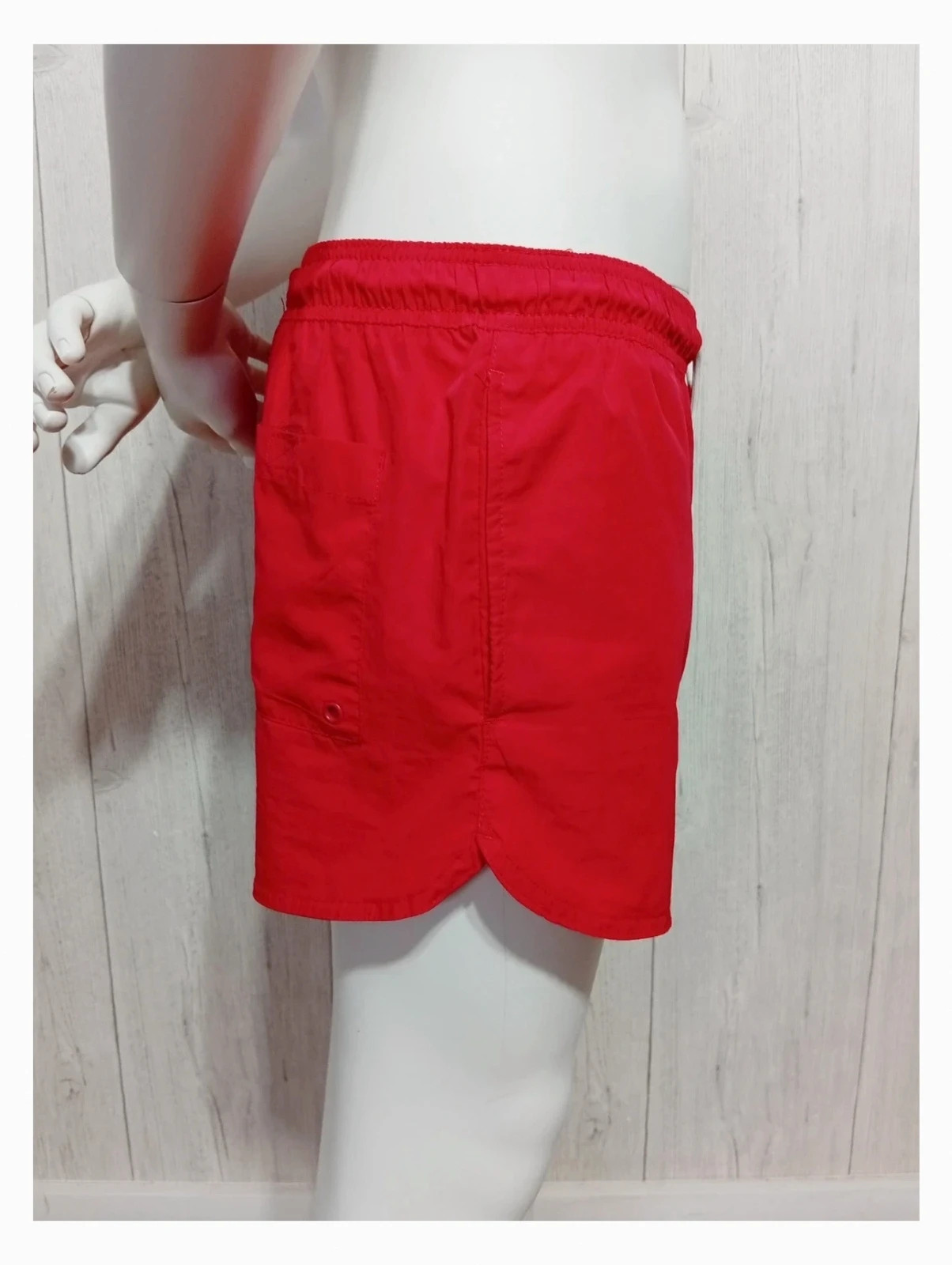 Short de bain homme - taille M/38 - bershka - couleur rouge – Bershka – taille M 4