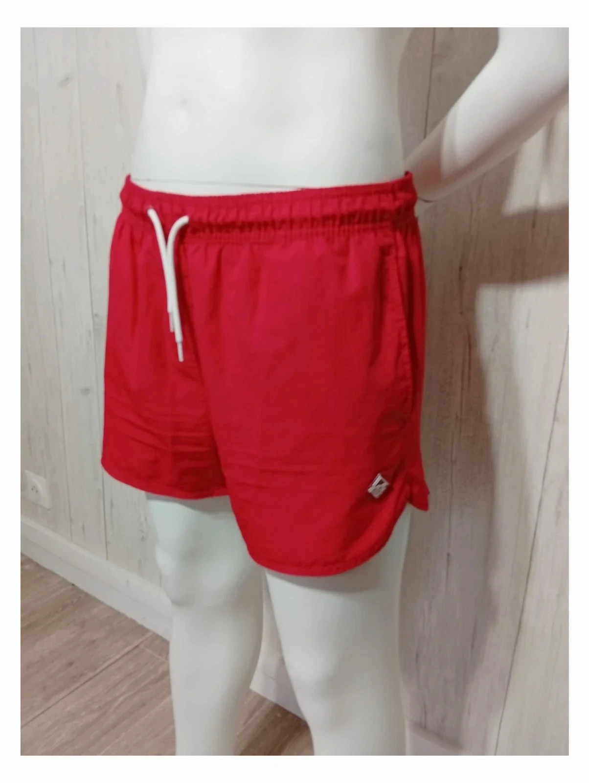 Short de bain homme - taille M/38 - bershka - couleur rouge – Bershka – taille M 3
