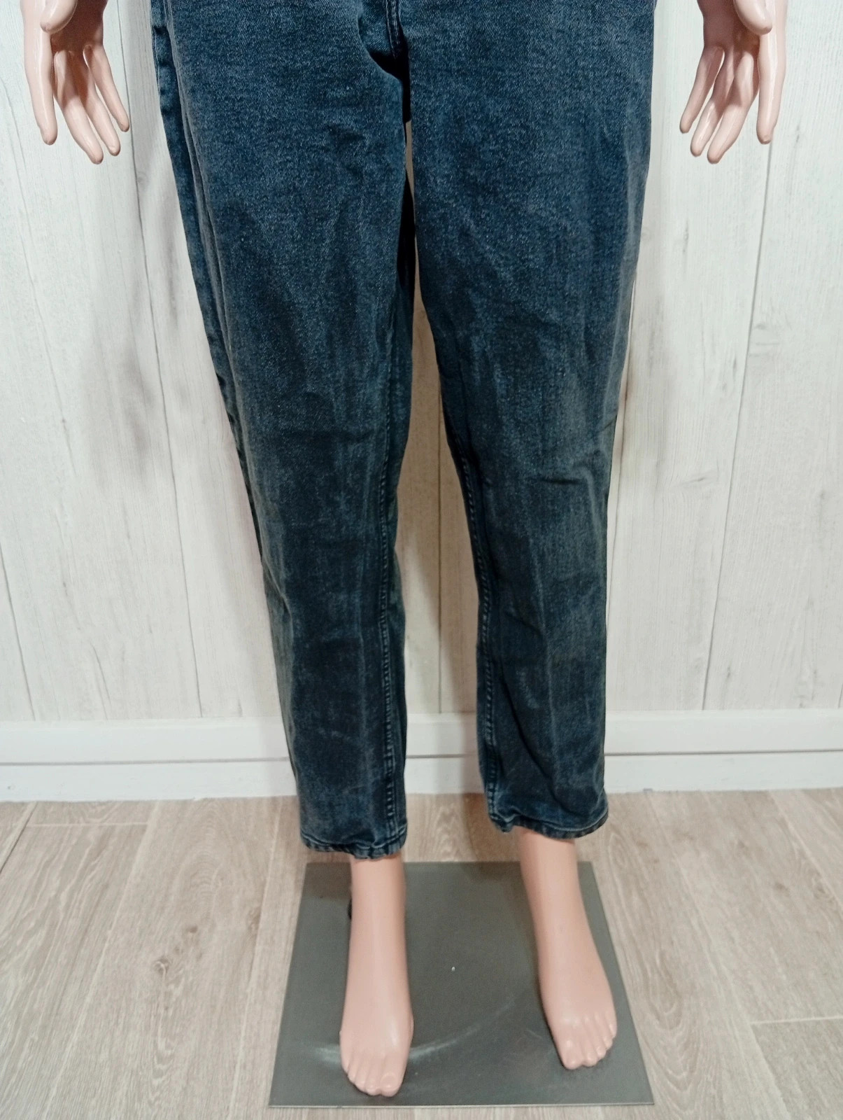 Jeans taille haute femme - taille XL/42 - primark - couleur gris noir – Primark – taille XL / 42 / 14 3