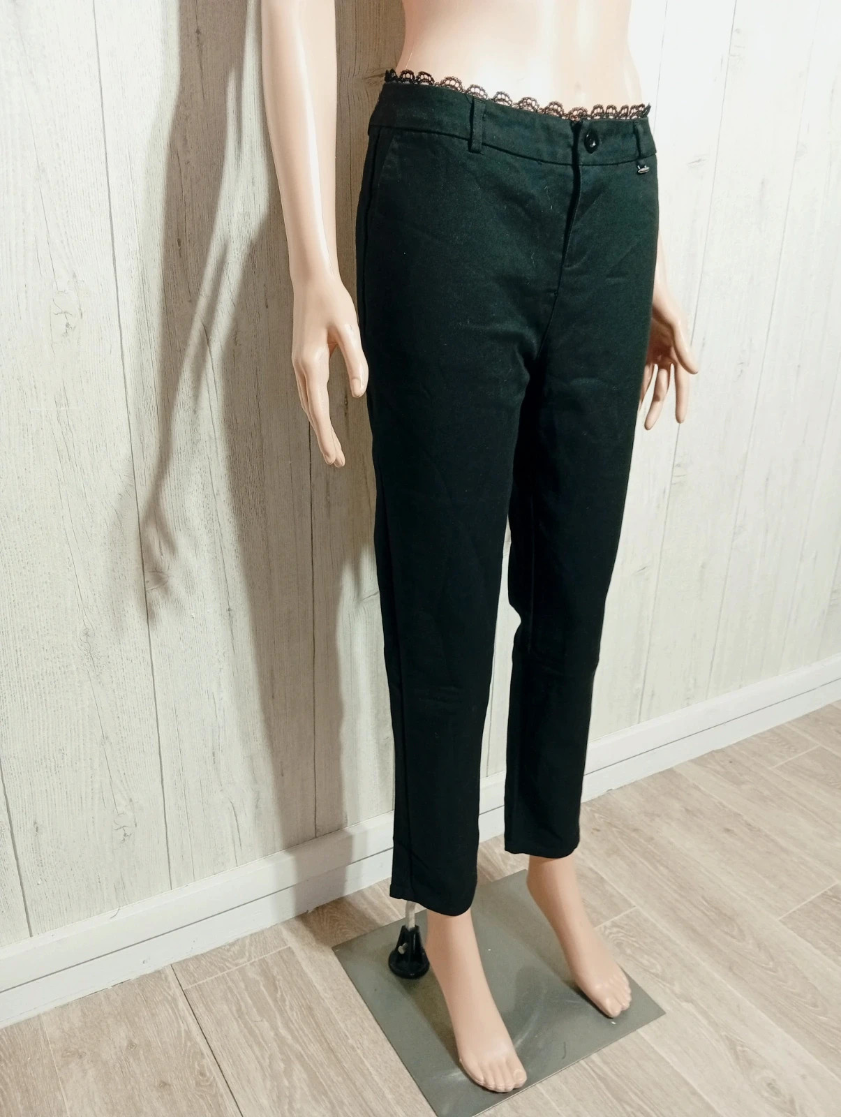 Pantalon droit femme - taille XL/42 - freesia- couleur noir – Freesia – taille XL / 42 / 14 4