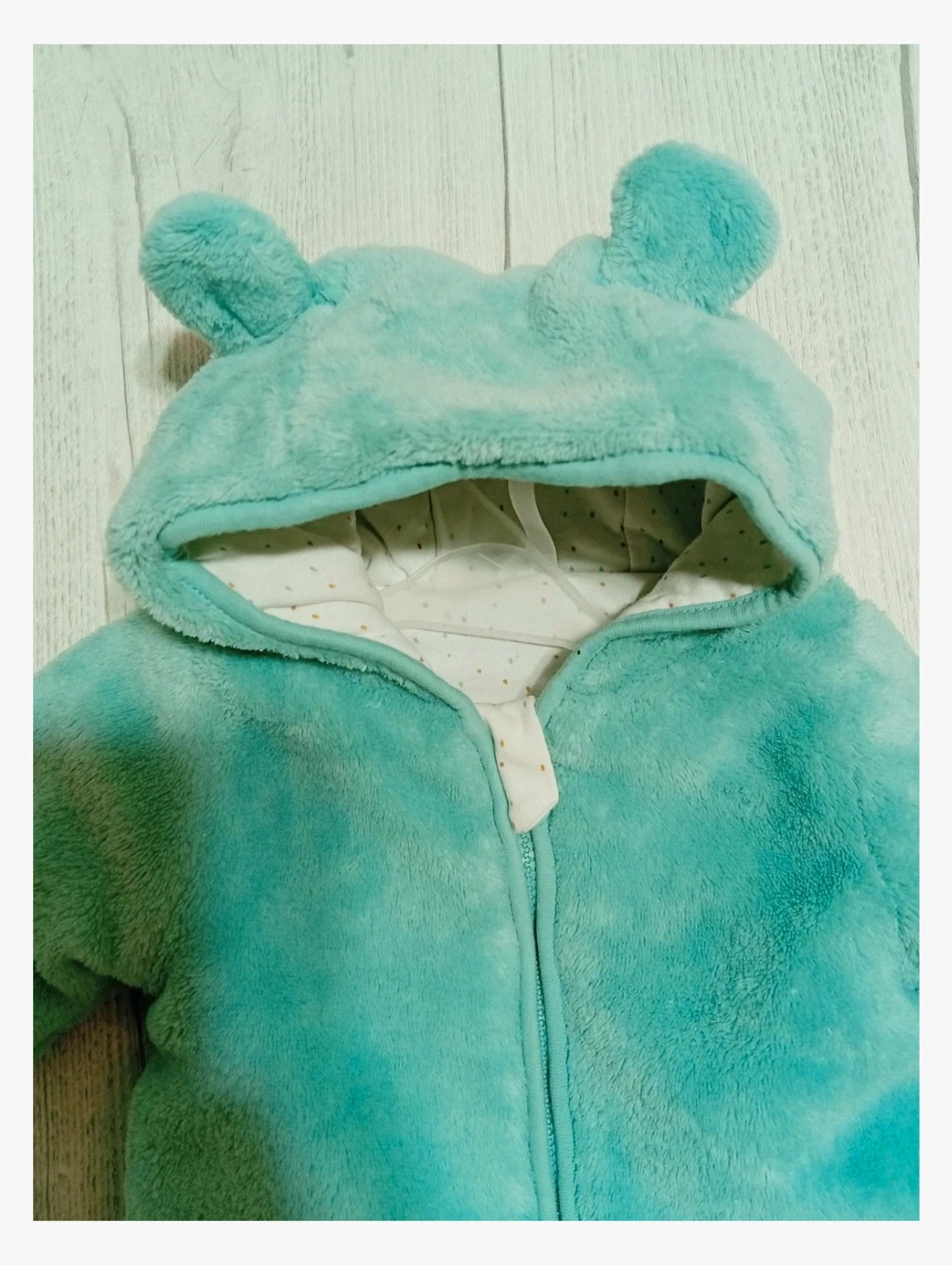 Combinaison bébé - taille naissance (50cm) - orchestra - couleur menthe – Orchestra – taille Naissance / 44 cm 2