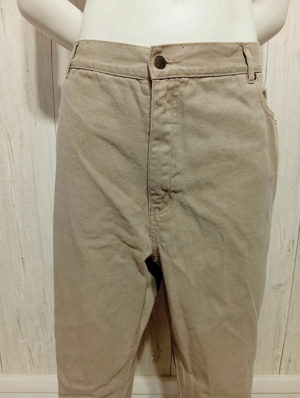 Jeans chinos homme - taille 6XL/52 - brooker - couleur beige – Brooker – taille 6XL 2